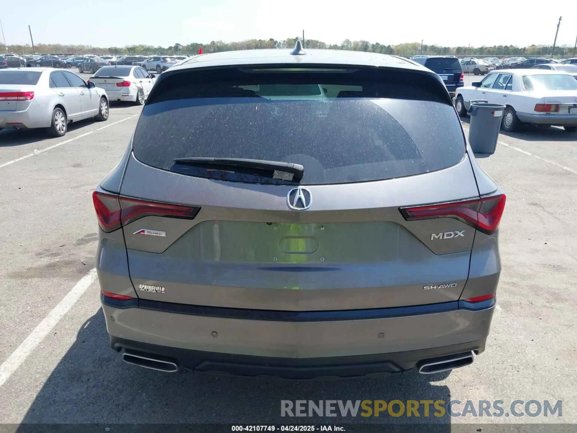 15 fotografías del automóvil dañado 5J8YE1H03RL020657 ACURA MDX 2024