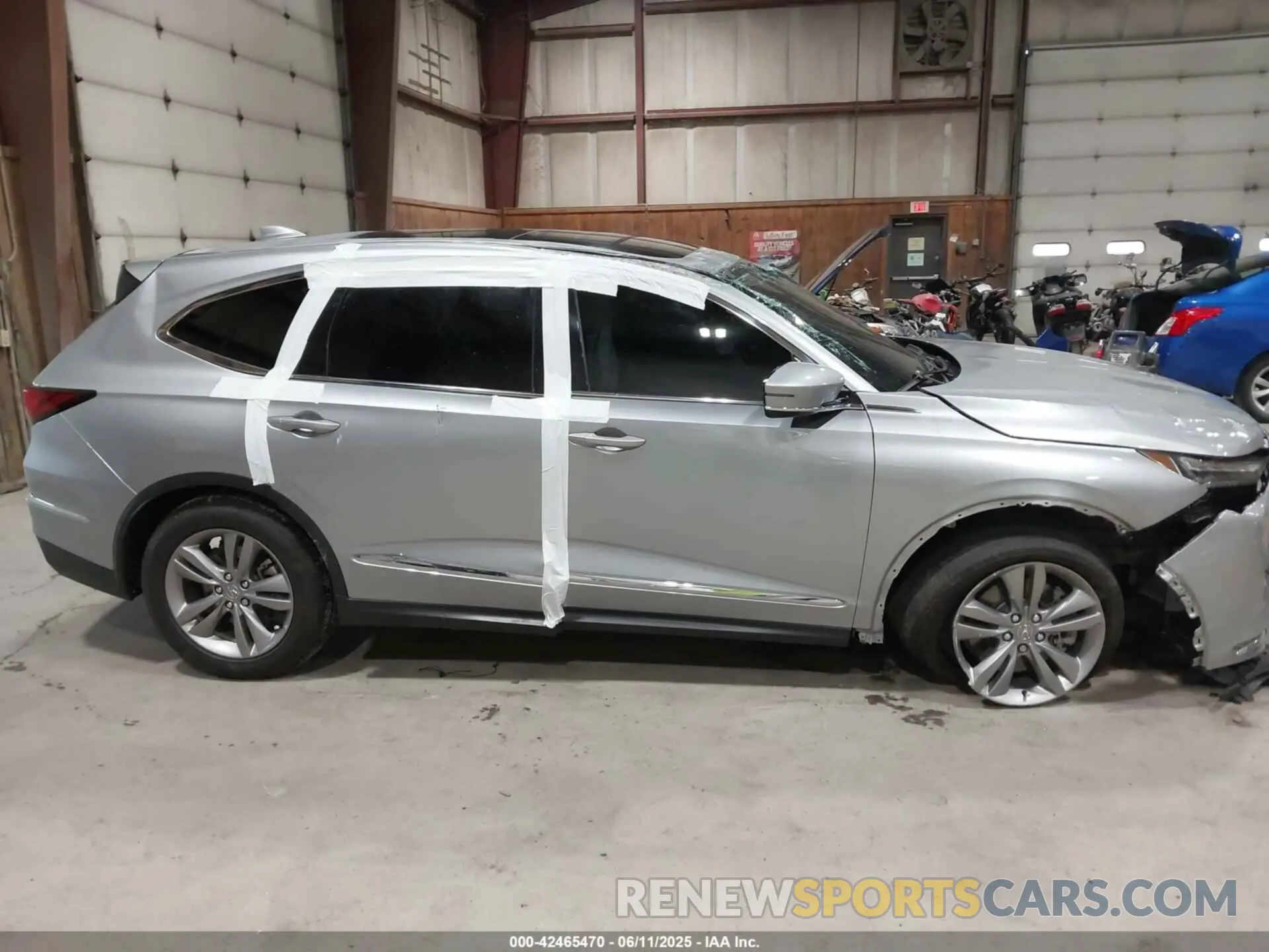 14 fotografías del automóvil dañado 5J8YE1H33RL035282 ACURA MDX 2024