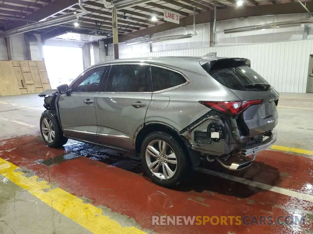 2 fotografías del automóvil dañado 5J8YE1H34RL034268 ACURA MDX 2024