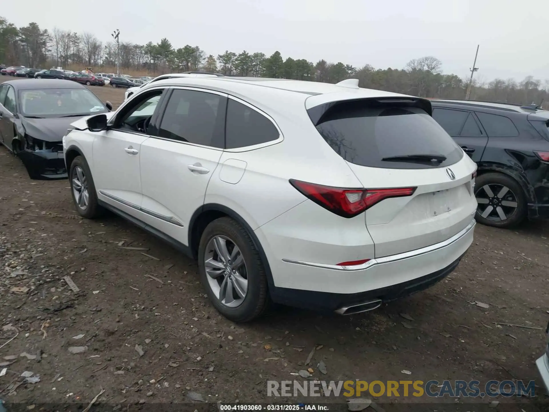 3 fotografías del automóvil dañado 5J8YE1H38RL025301 ACURA MDX 2024