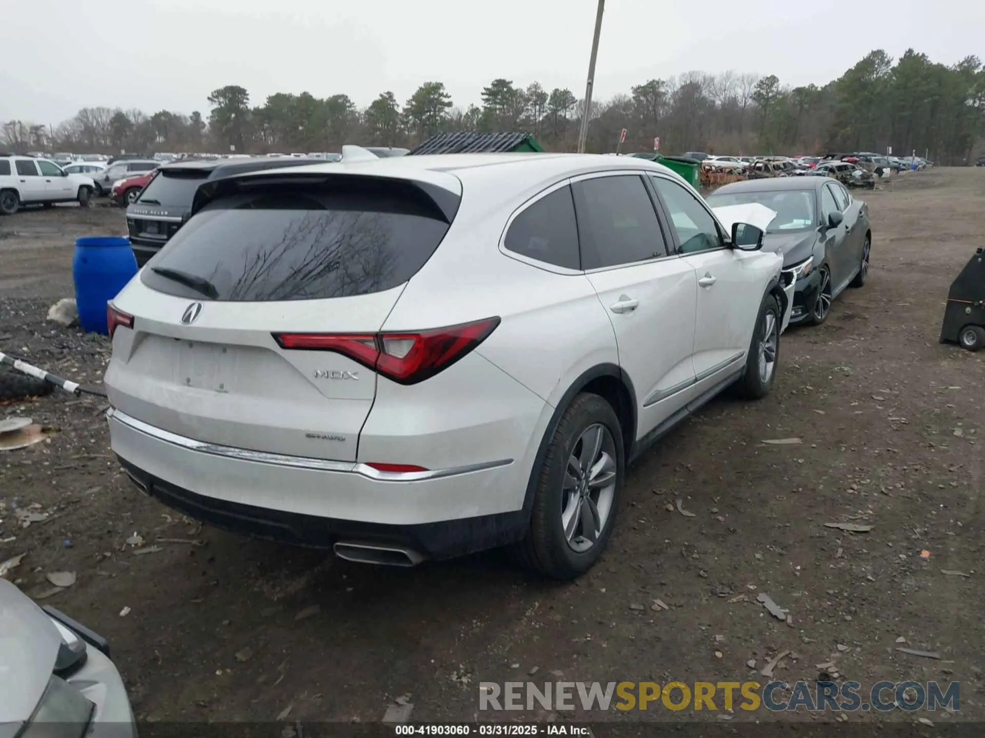 4 fotografías del automóvil dañado 5J8YE1H38RL025301 ACURA MDX 2024