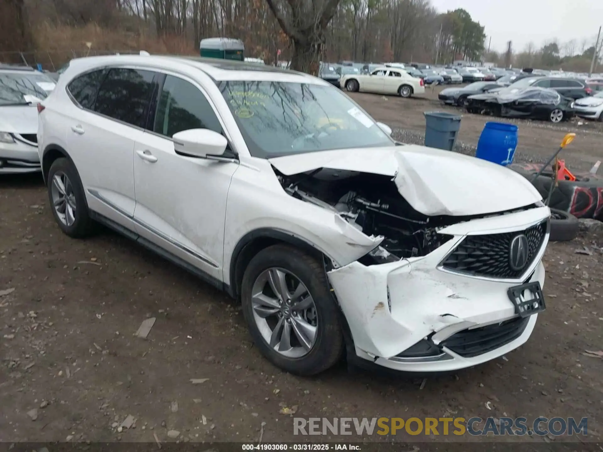 6 fotografías del automóvil dañado 5J8YE1H38RL025301 ACURA MDX 2024