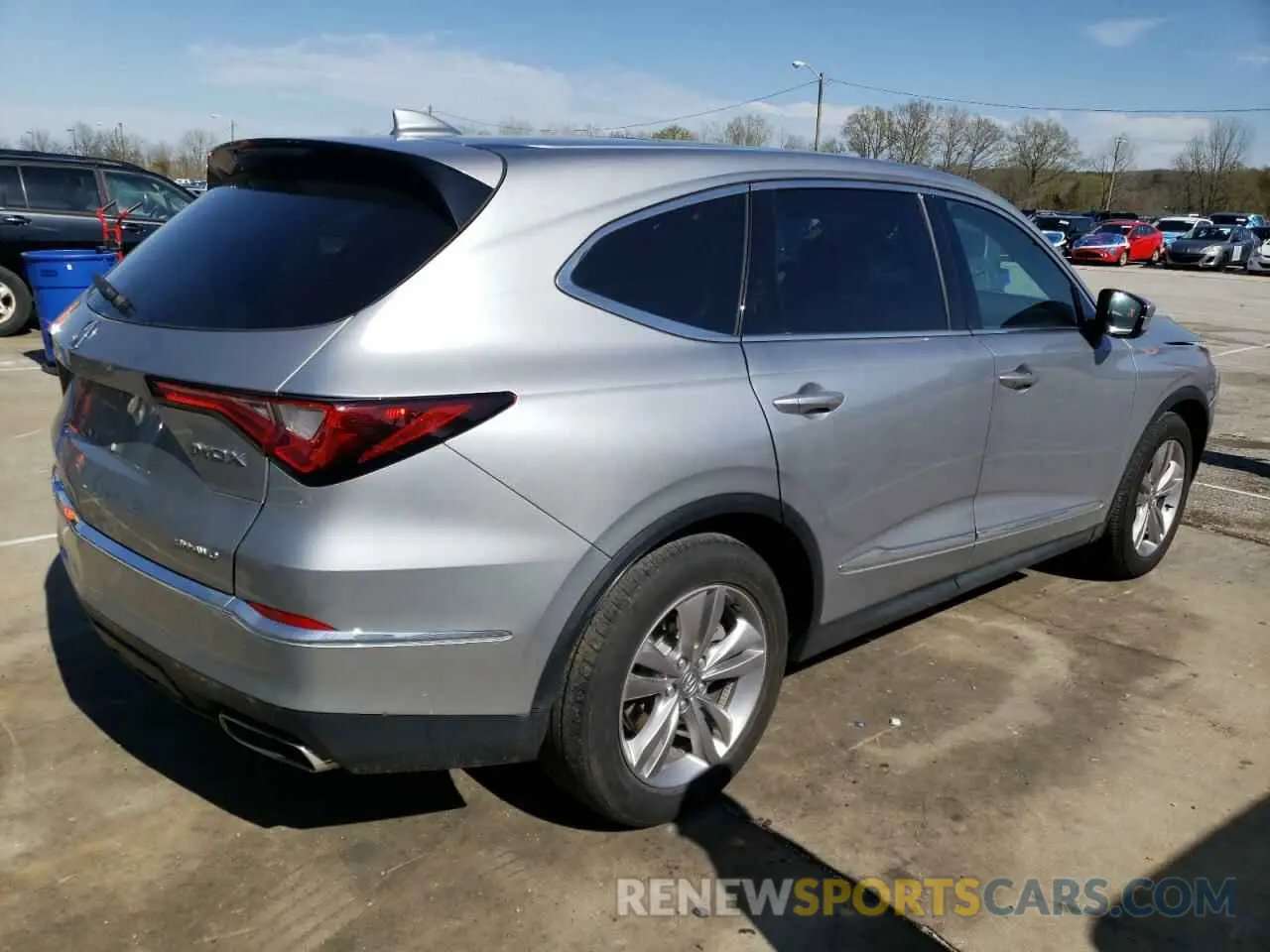 3 fotografías del automóvil dañado 5J8YE1H3XRL026594 ACURA MDX 2024