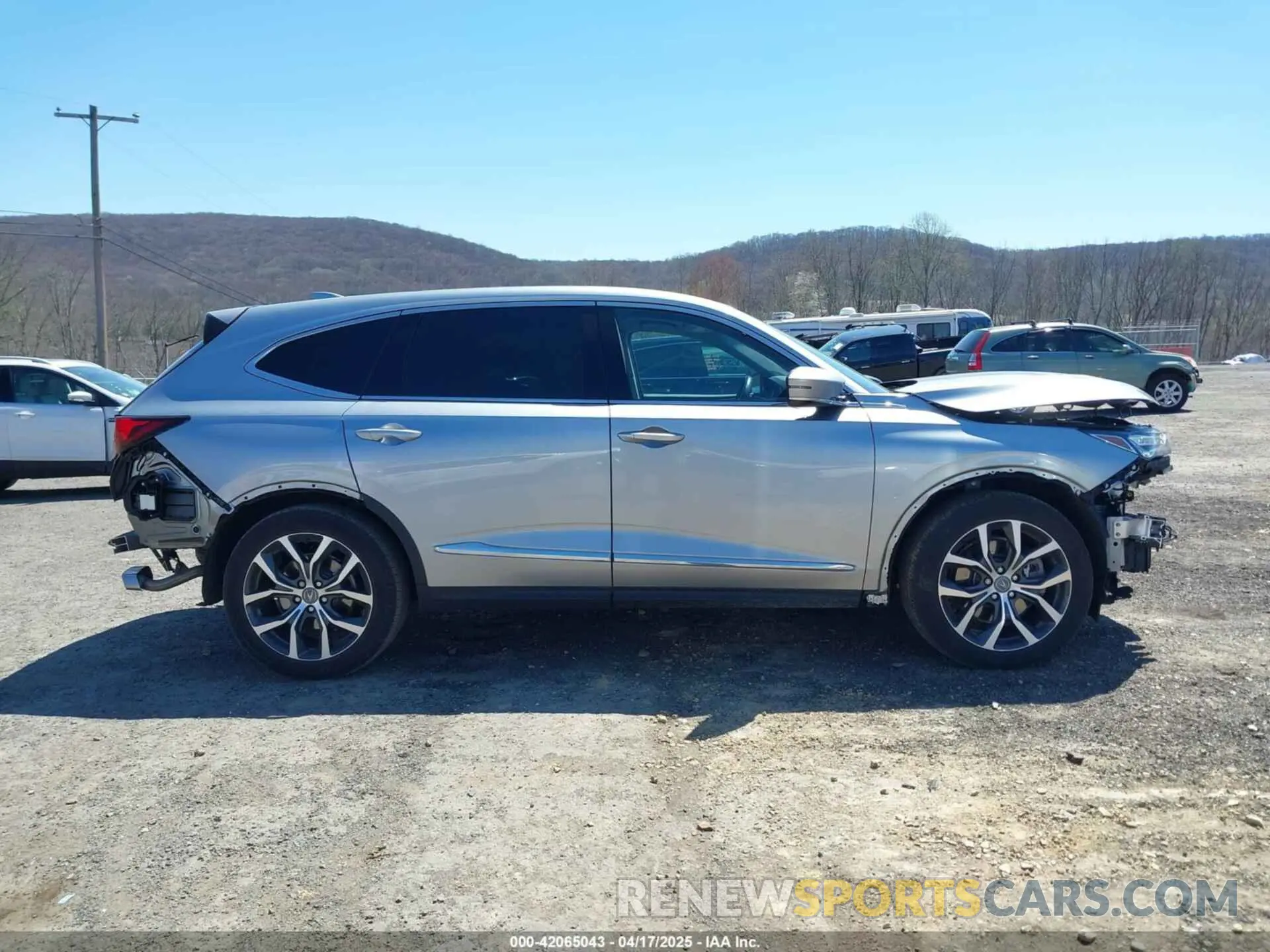 14 fotografías del automóvil dañado 5J8YE1H41RL001186 ACURA MDX 2024