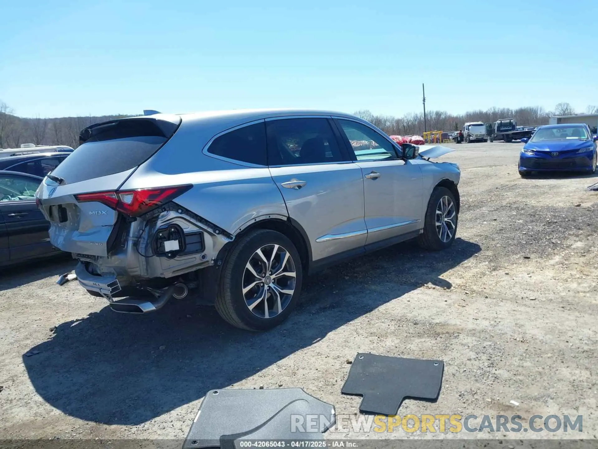 4 fotografías del automóvil dañado 5J8YE1H41RL001186 ACURA MDX 2024