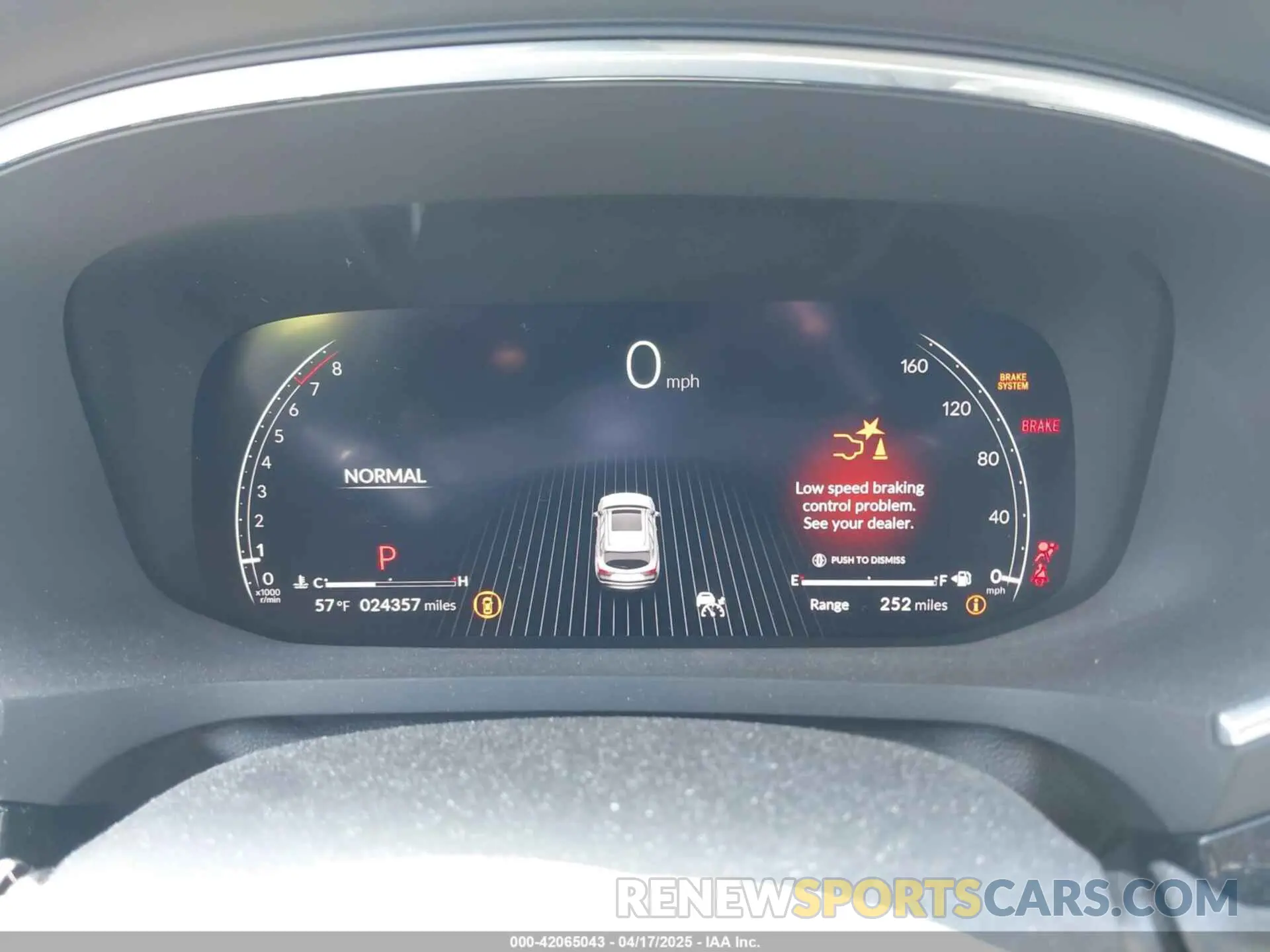 7 fotografías del automóvil dañado 5J8YE1H41RL001186 ACURA MDX 2024