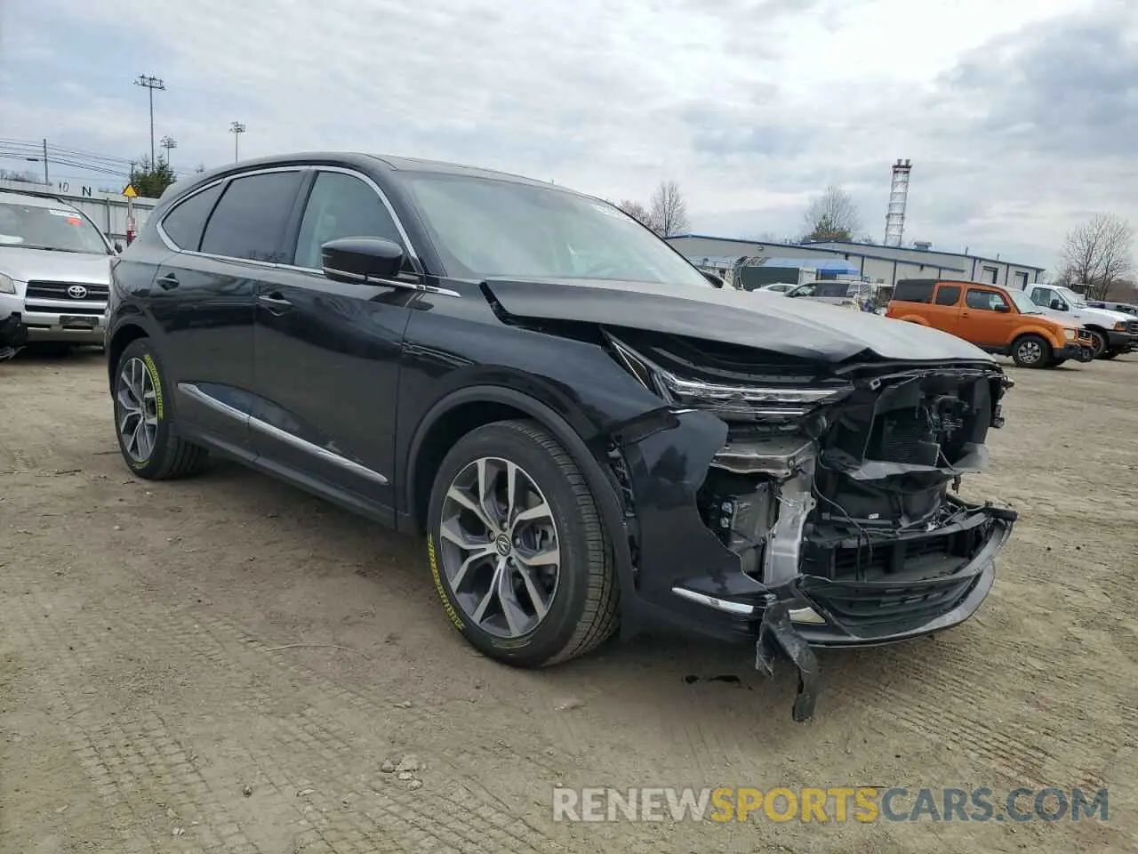 4 fotografías del automóvil dañado 5J8YE1H41RL018148 ACURA MDX 2024