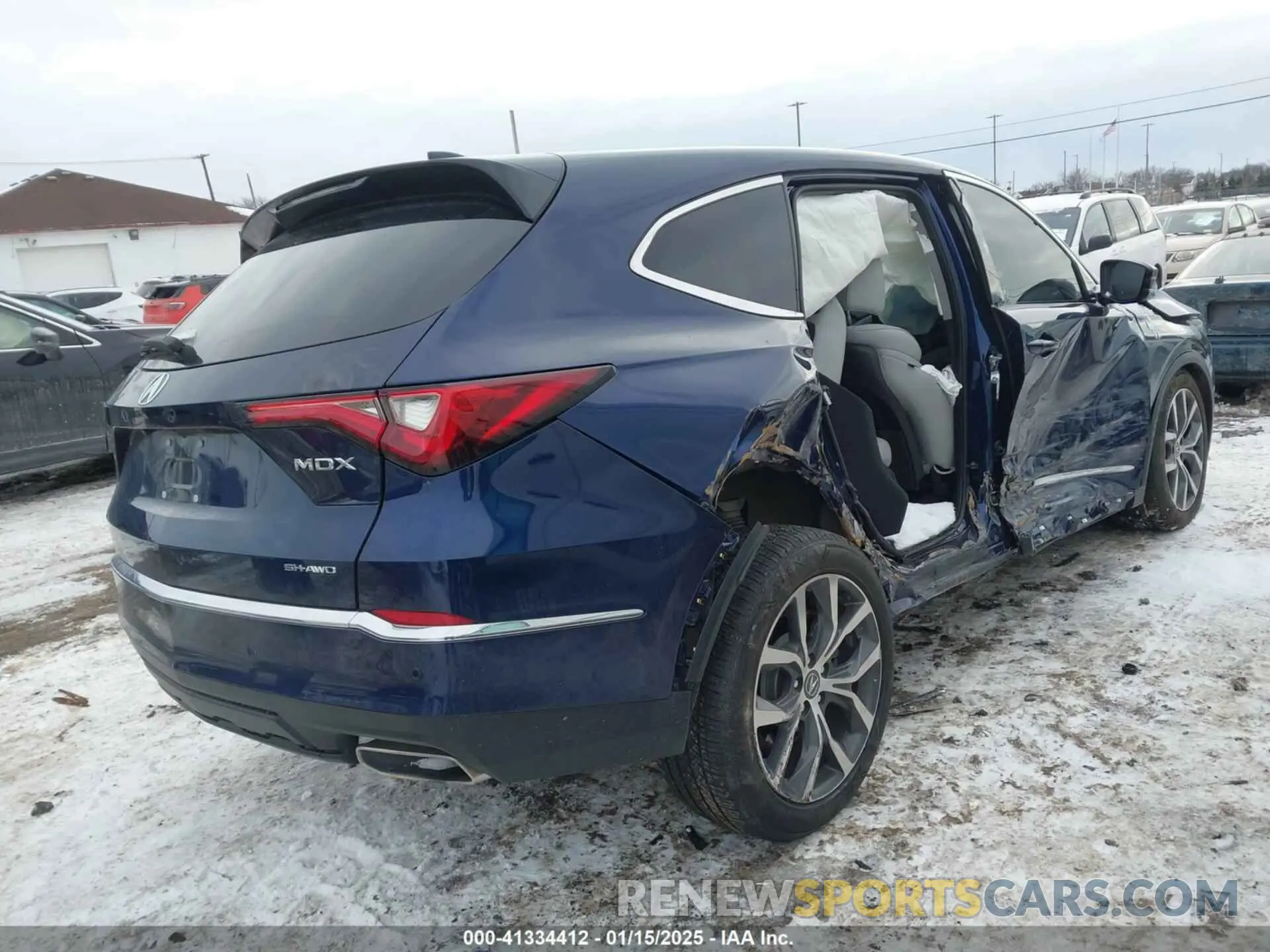 4 fotografías del automóvil dañado 5J8YE1H43RL026753 ACURA MDX 2024