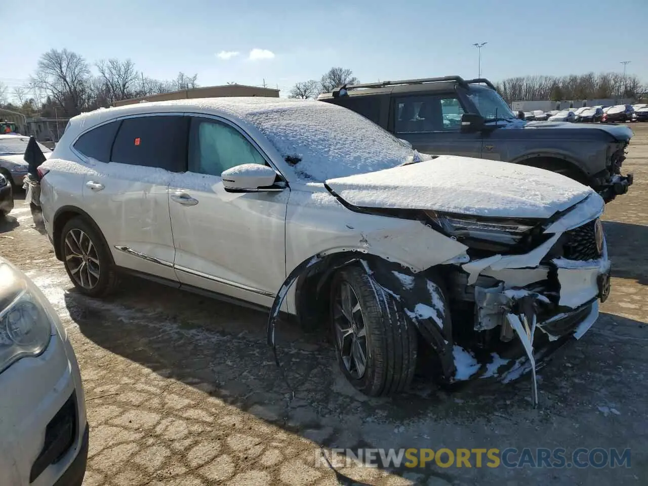 4 fotografías del automóvil dañado 5J8YE1H43RL032083 ACURA MDX 2024
