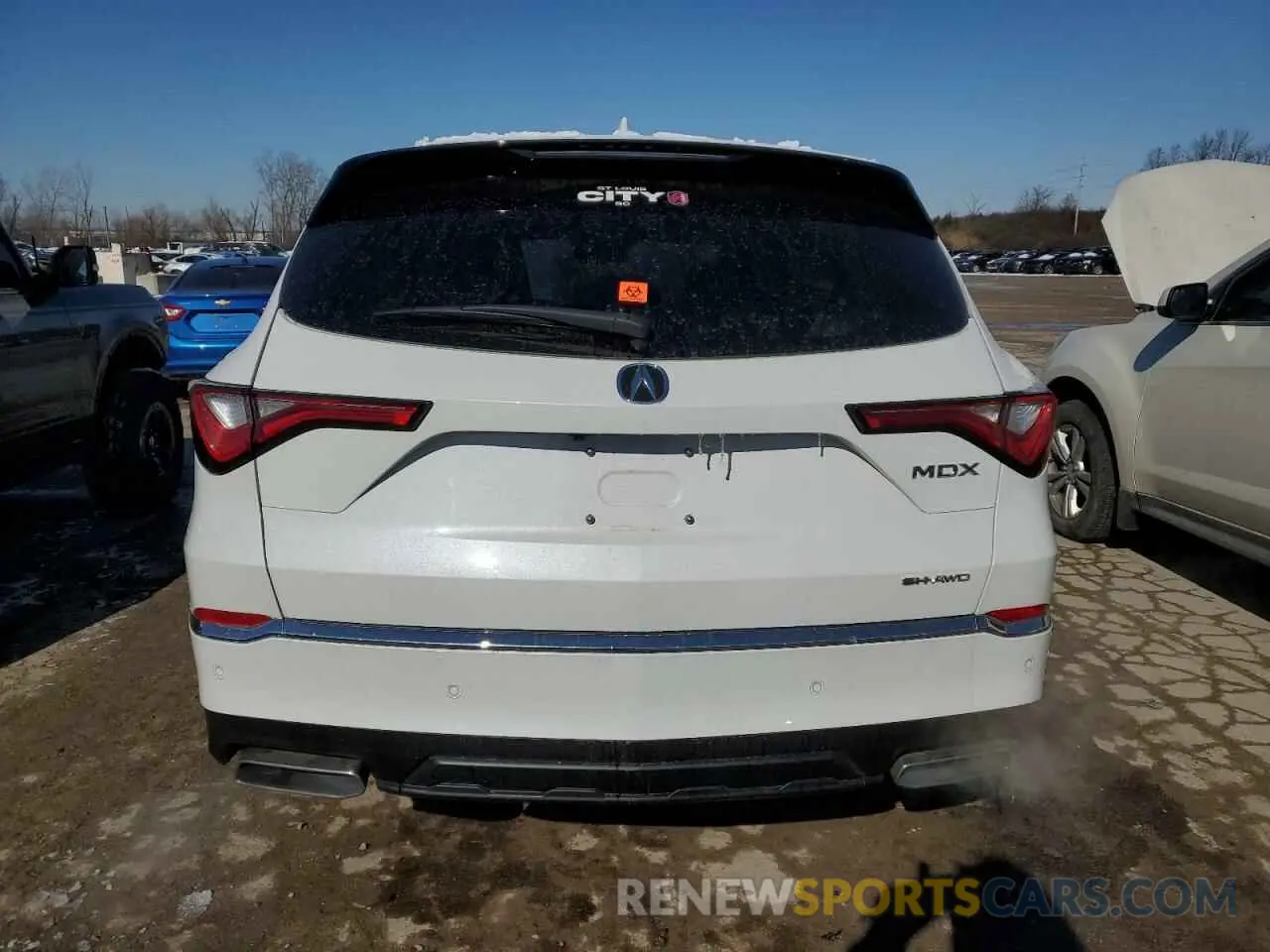 6 fotografías del automóvil dañado 5J8YE1H43RL032083 ACURA MDX 2024
