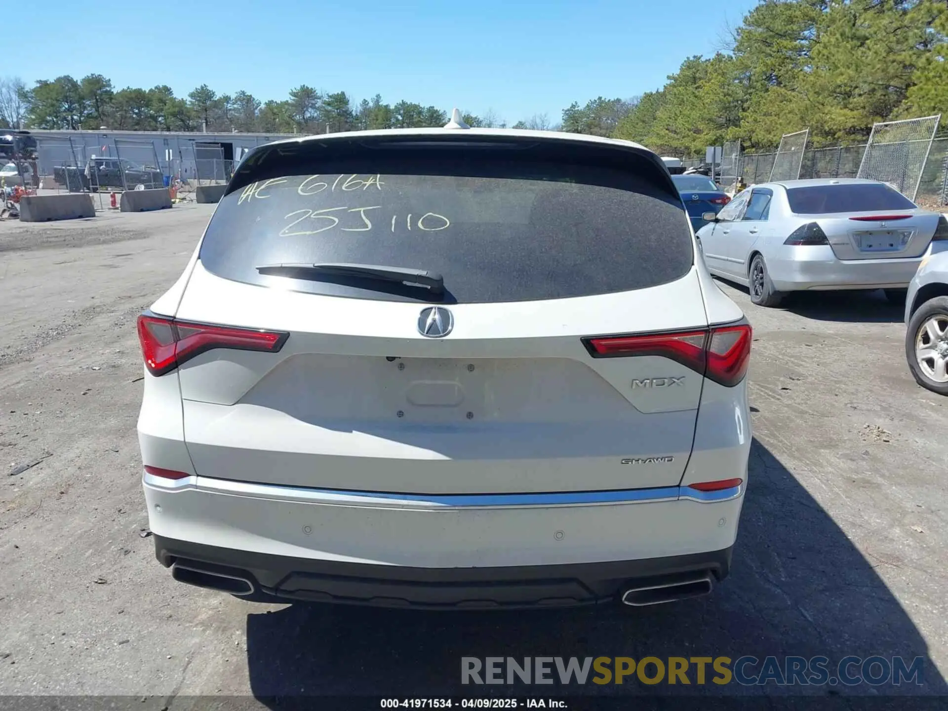 16 fotografías del automóvil dañado 5J8YE1H46RL020512 ACURA MDX 2024