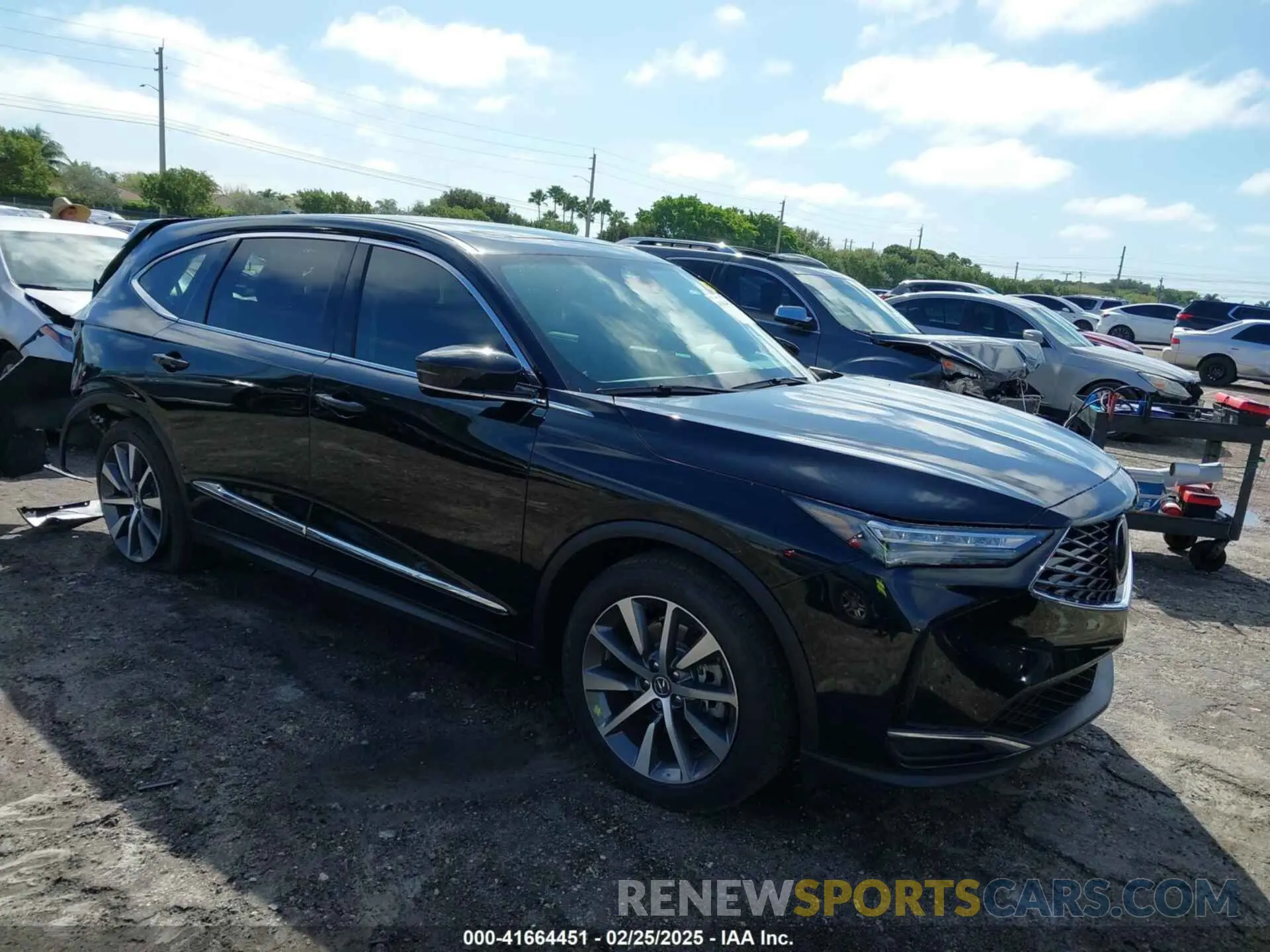 1 fotografías del automóvil dañado 5J8YD9H49SL003503 ACURA MDX 2025