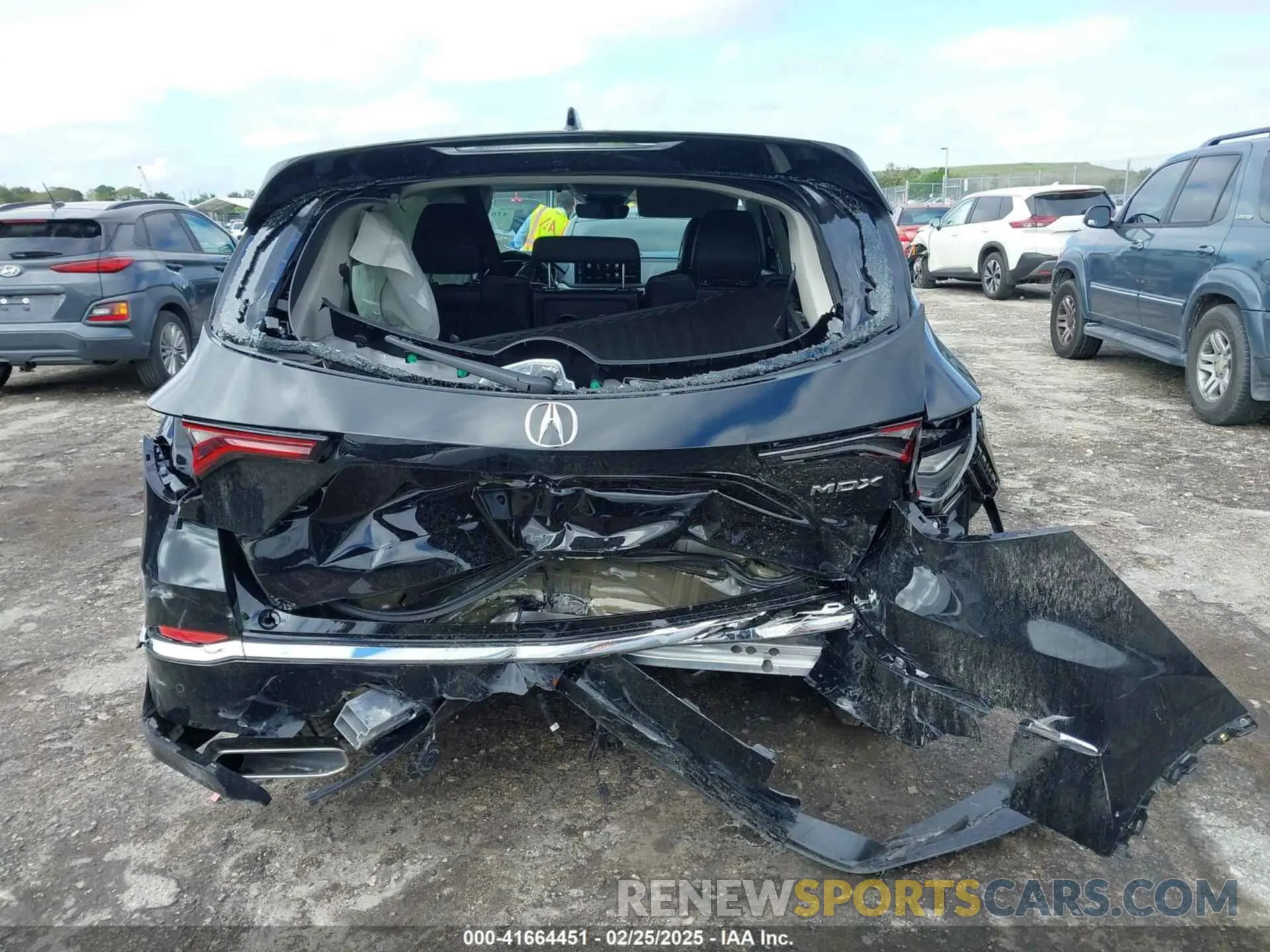 6 fotografías del automóvil dañado 5J8YD9H49SL003503 ACURA MDX 2025