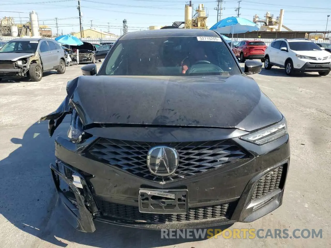 5 fotografías del automóvil dañado 5J8YE1H06SL010596 ACURA MDX 2025