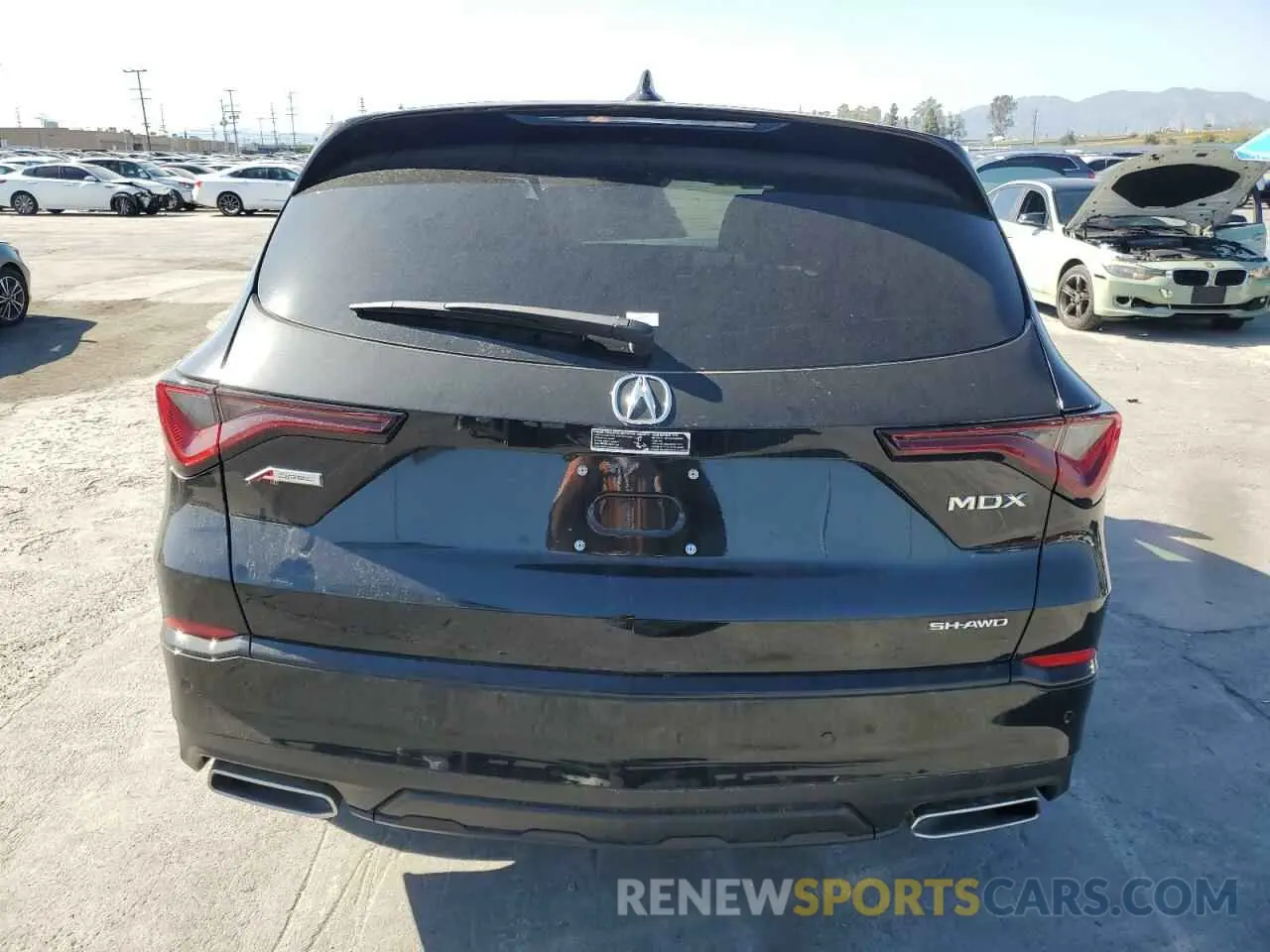 6 fotografías del automóvil dañado 5J8YE1H06SL010596 ACURA MDX 2025