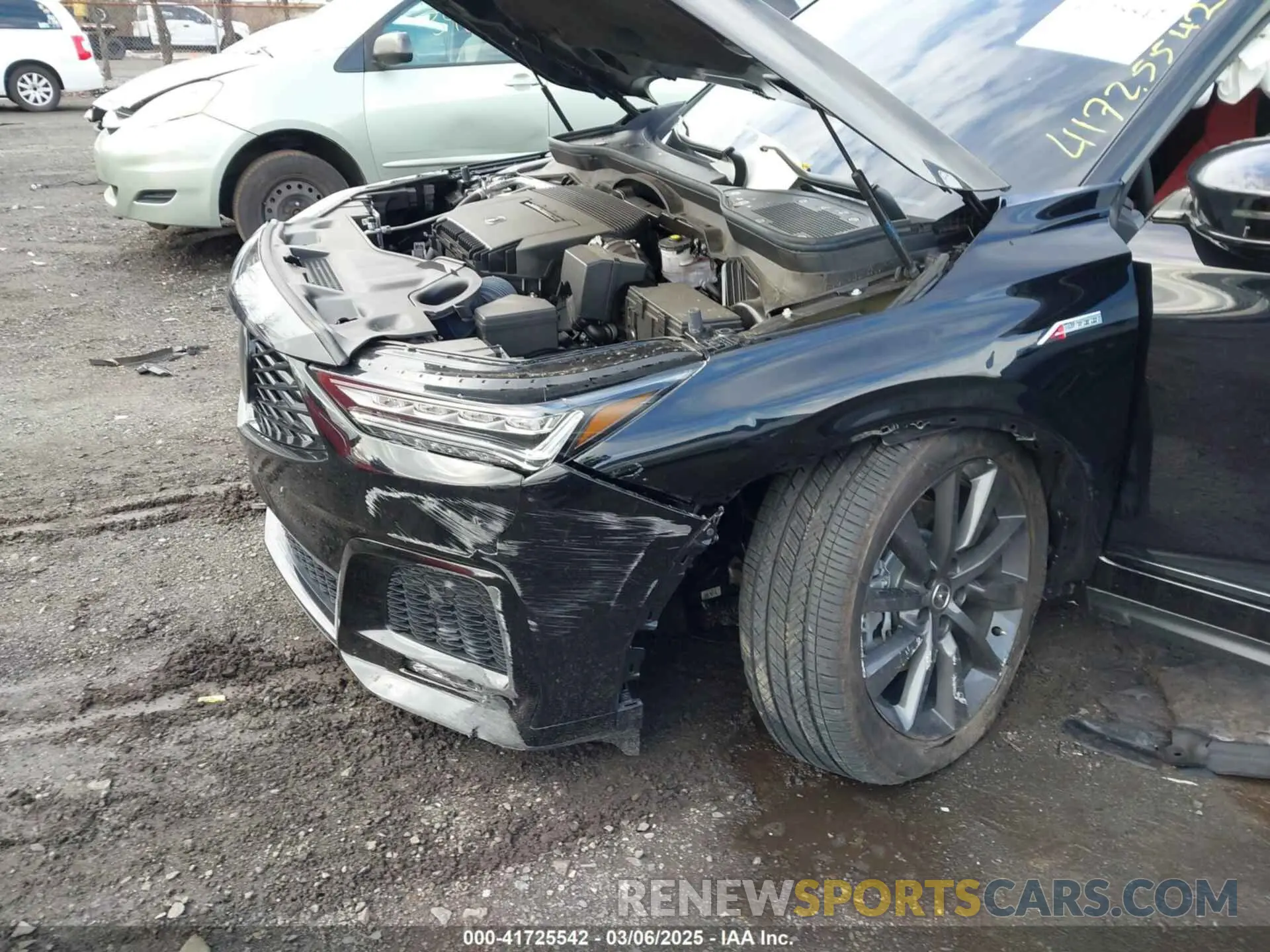 6 fotografías del automóvil dañado 5J8YE1H07SL000336 ACURA MDX 2025