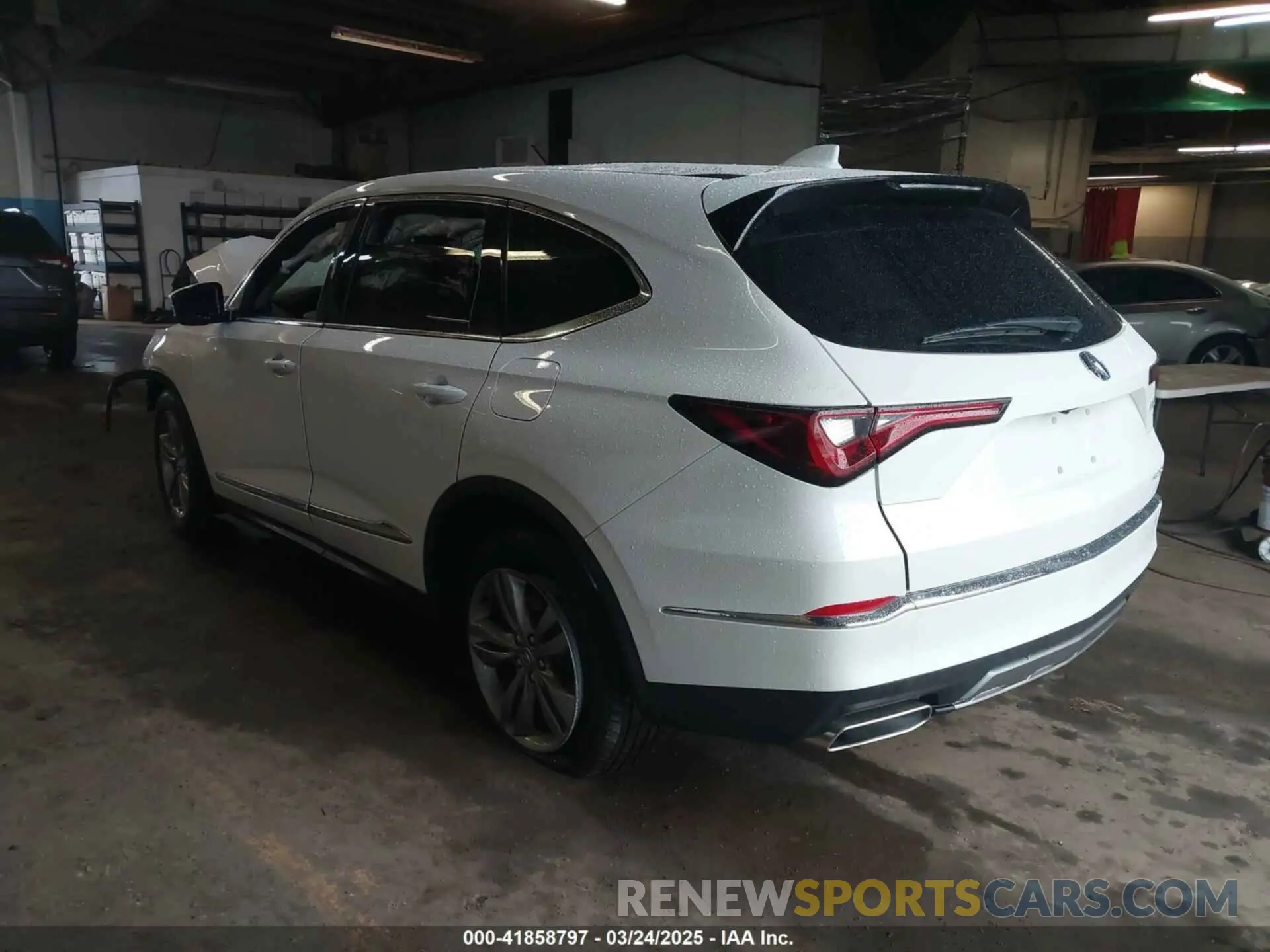 3 fotografías del automóvil dañado 5J8YE1H32SL010010 ACURA MDX 2025