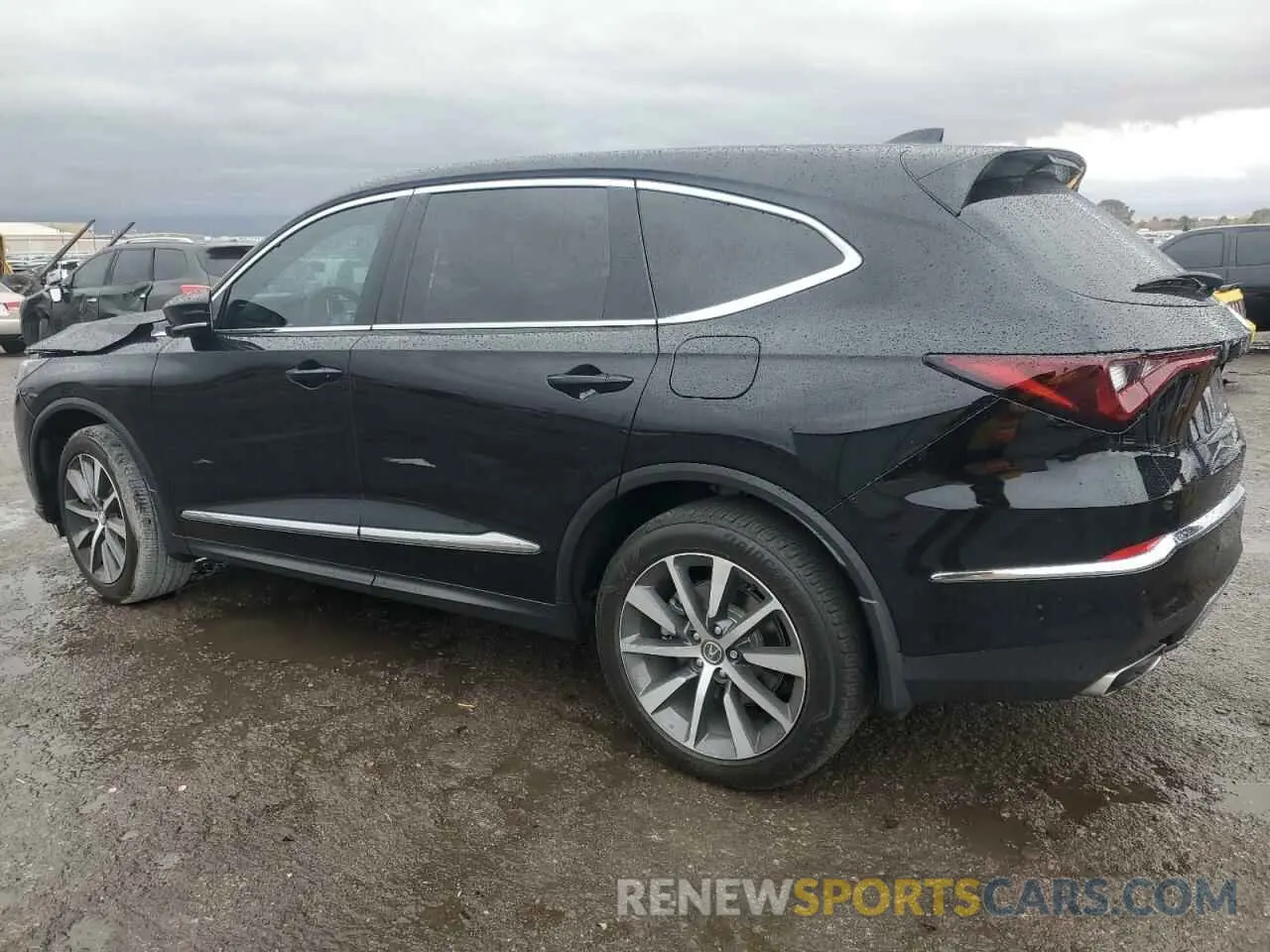 2 fotografías del automóvil dañado 5J8YE1H41SL007379 ACURA MDX 2025