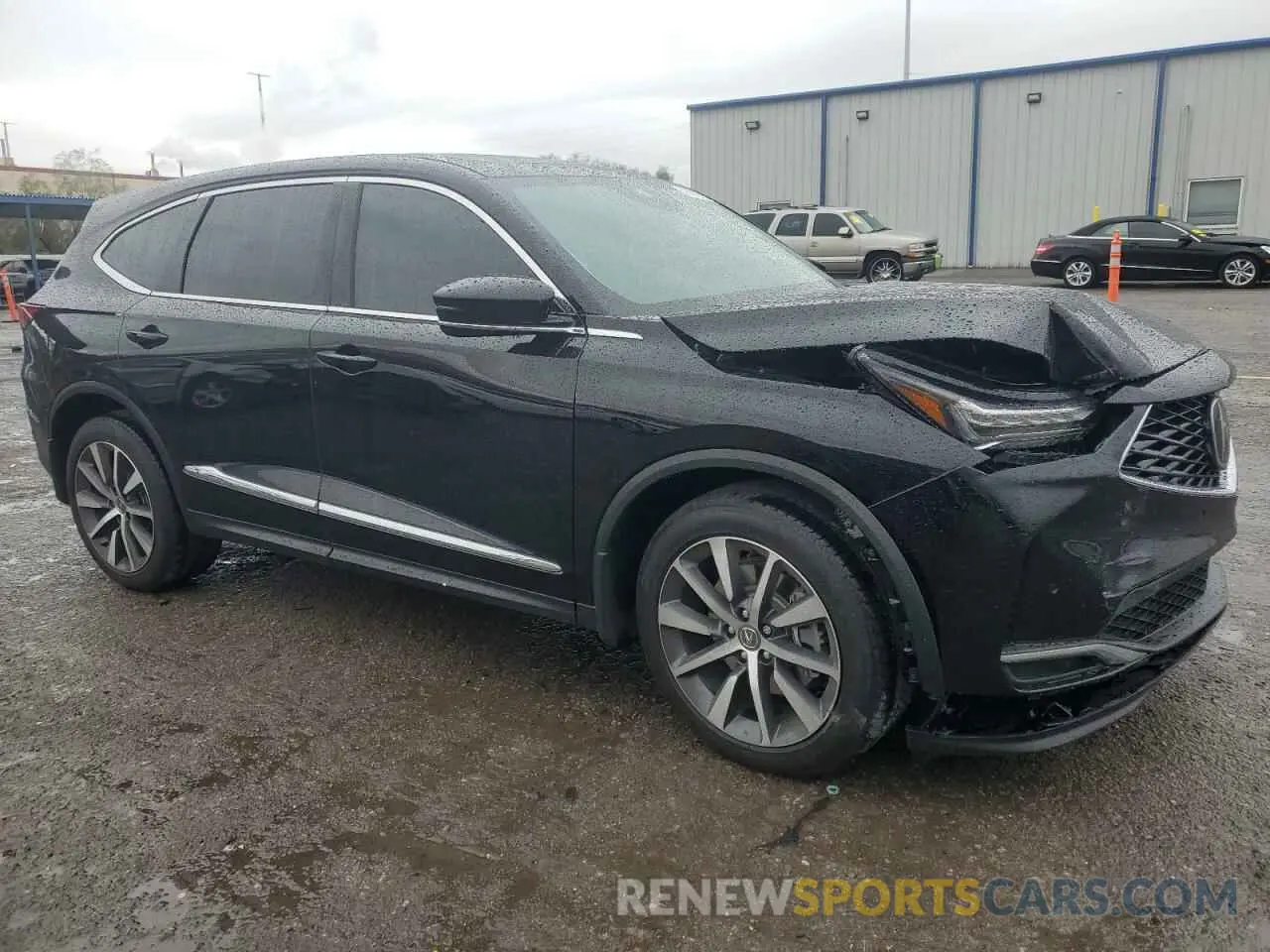 4 fotografías del automóvil dañado 5J8YE1H41SL007379 ACURA MDX 2025