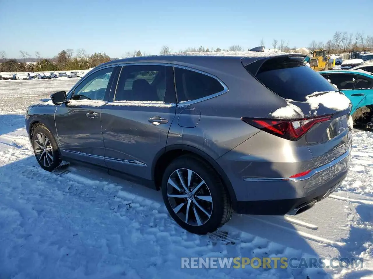2 fotografías del automóvil dañado 5J8YE1H45SL001102 ACURA MDX 2025