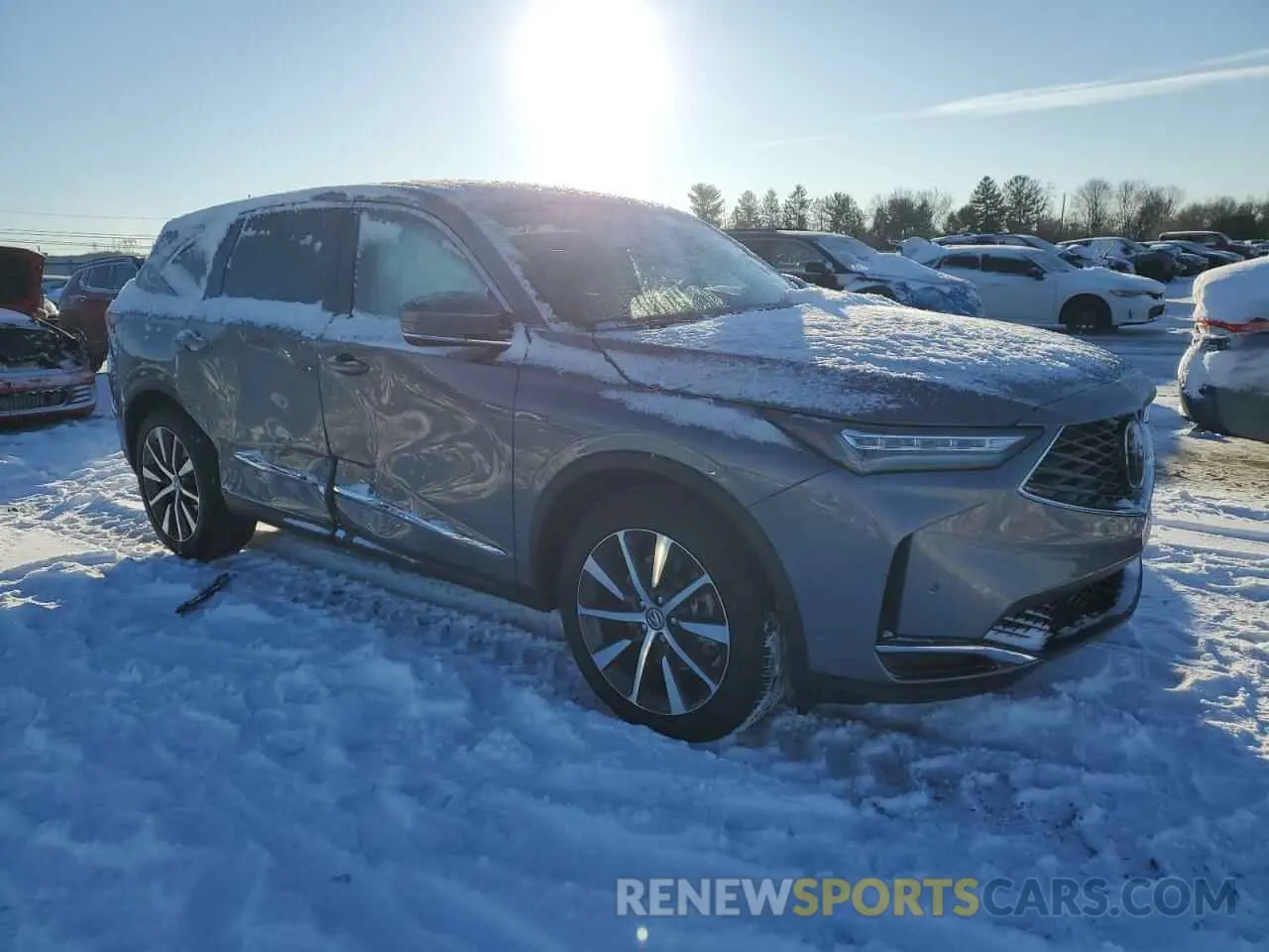 4 fotografías del automóvil dañado 5J8YE1H45SL001102 ACURA MDX 2025