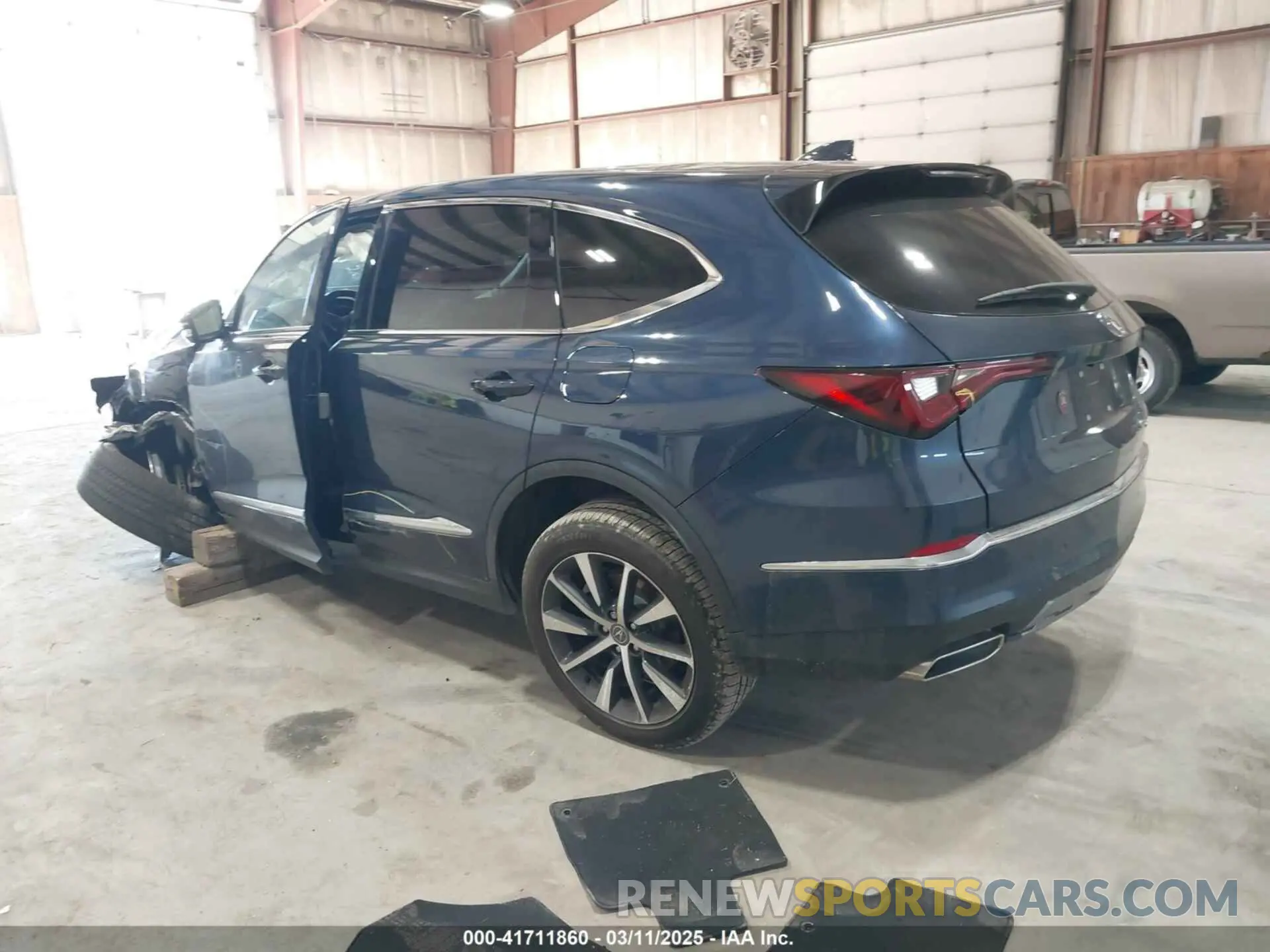 3 fotografías del automóvil dañado 5J8YE1H48SL009162 ACURA MDX 2025