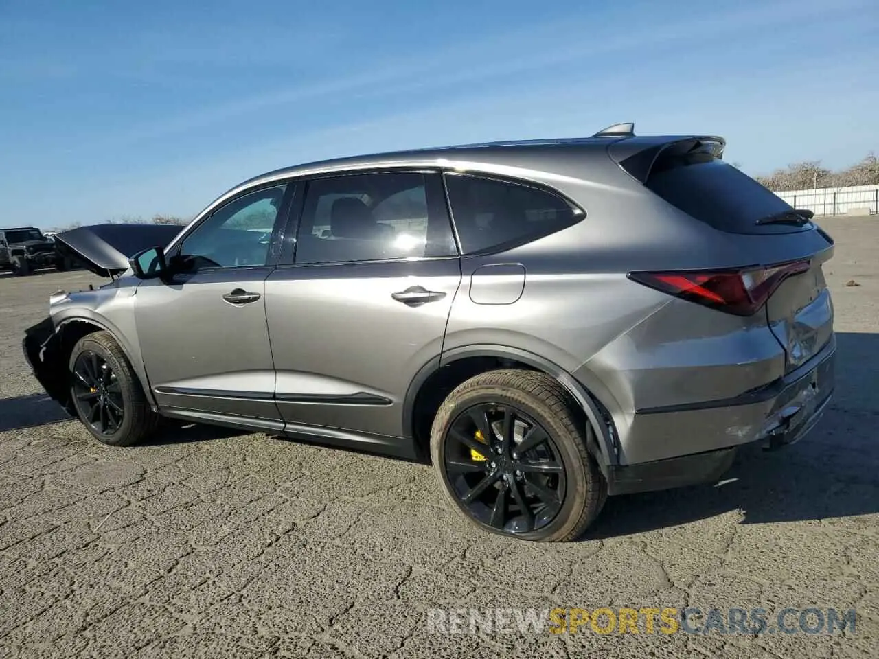 2 fotografías del automóvil dañado 5J8YE1H49SL007176 ACURA MDX 2025