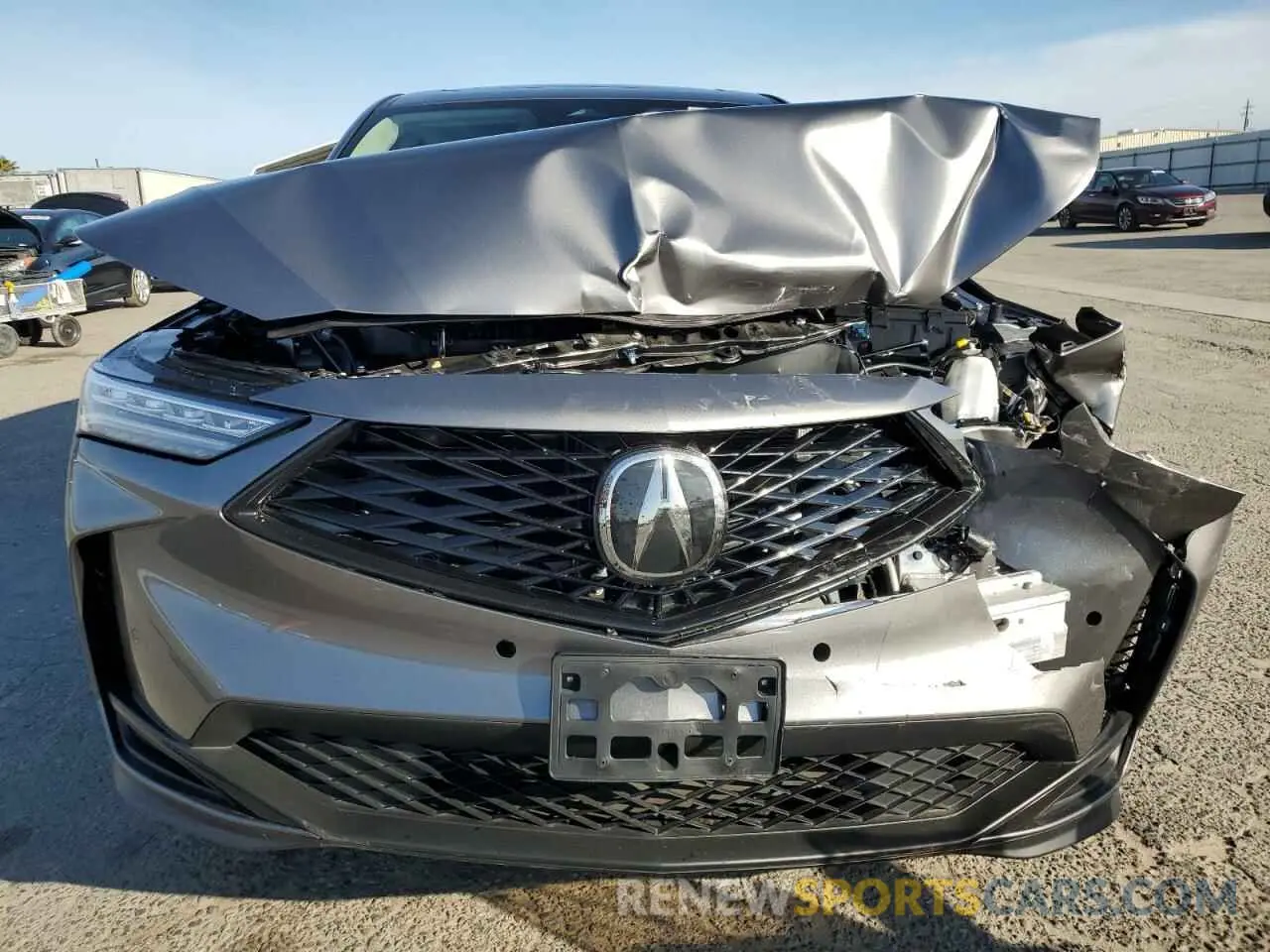 5 fotografías del automóvil dañado 5J8YE1H49SL007176 ACURA MDX 2025