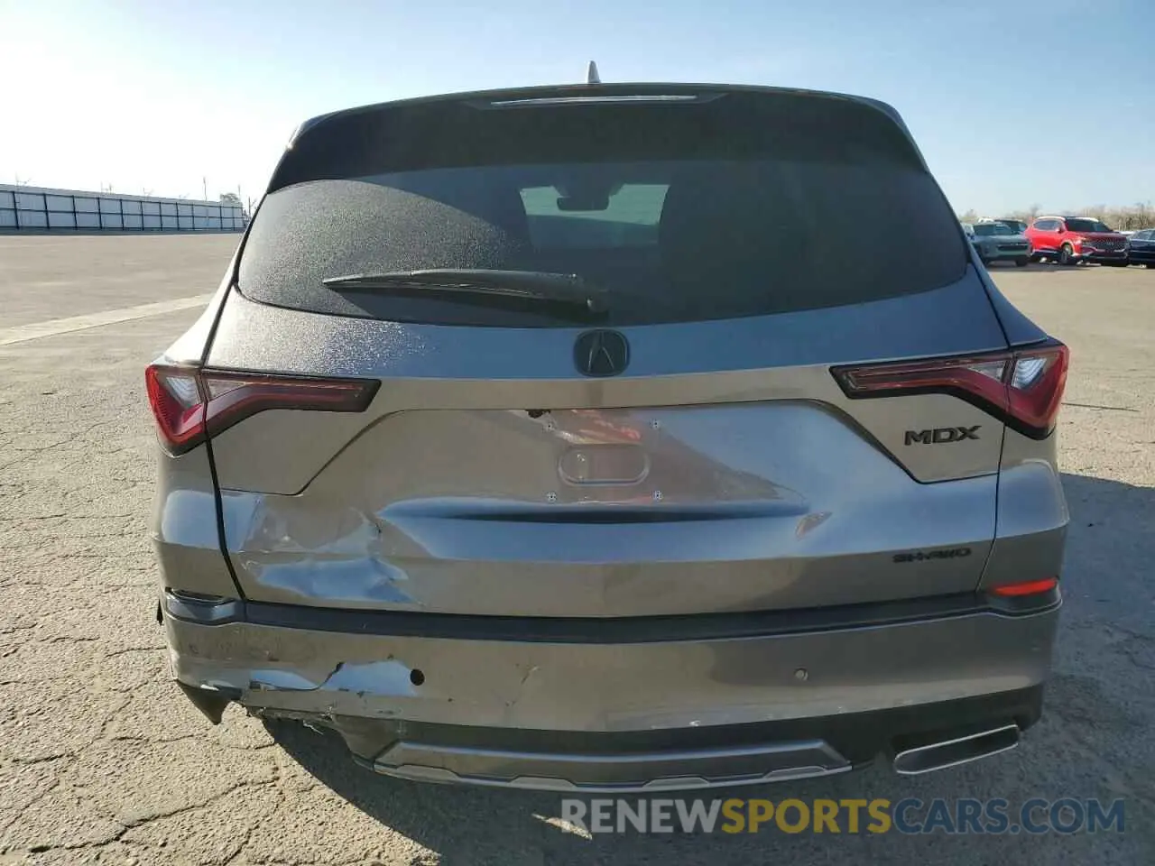 6 fotografías del automóvil dañado 5J8YE1H49SL007176 ACURA MDX 2025