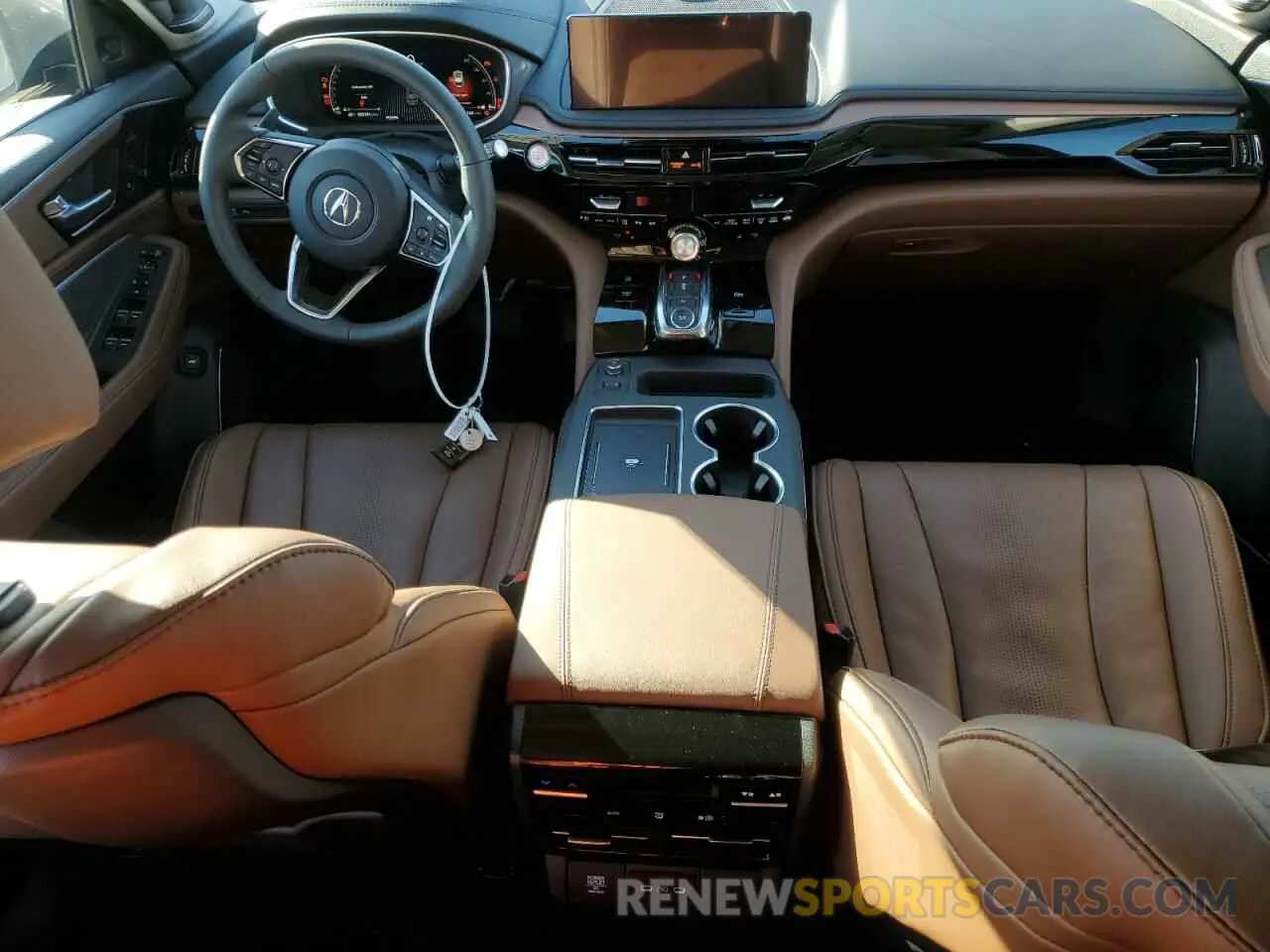 8 fotografías del automóvil dañado 5J8YE1H49SL007176 ACURA MDX 2025