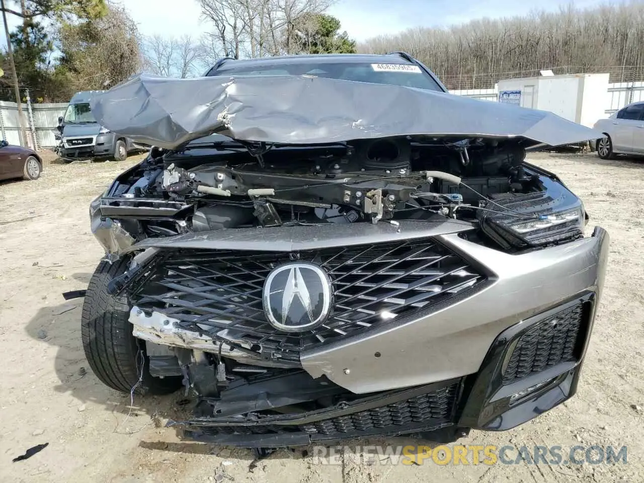 5 fotografías del automóvil dañado 5J8YE1H90SL021978 ACURA MDX 2025