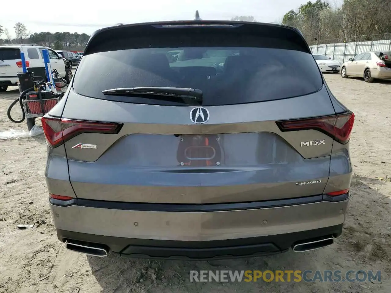 6 fotografías del automóvil dañado 5J8YE1H90SL021978 ACURA MDX 2025