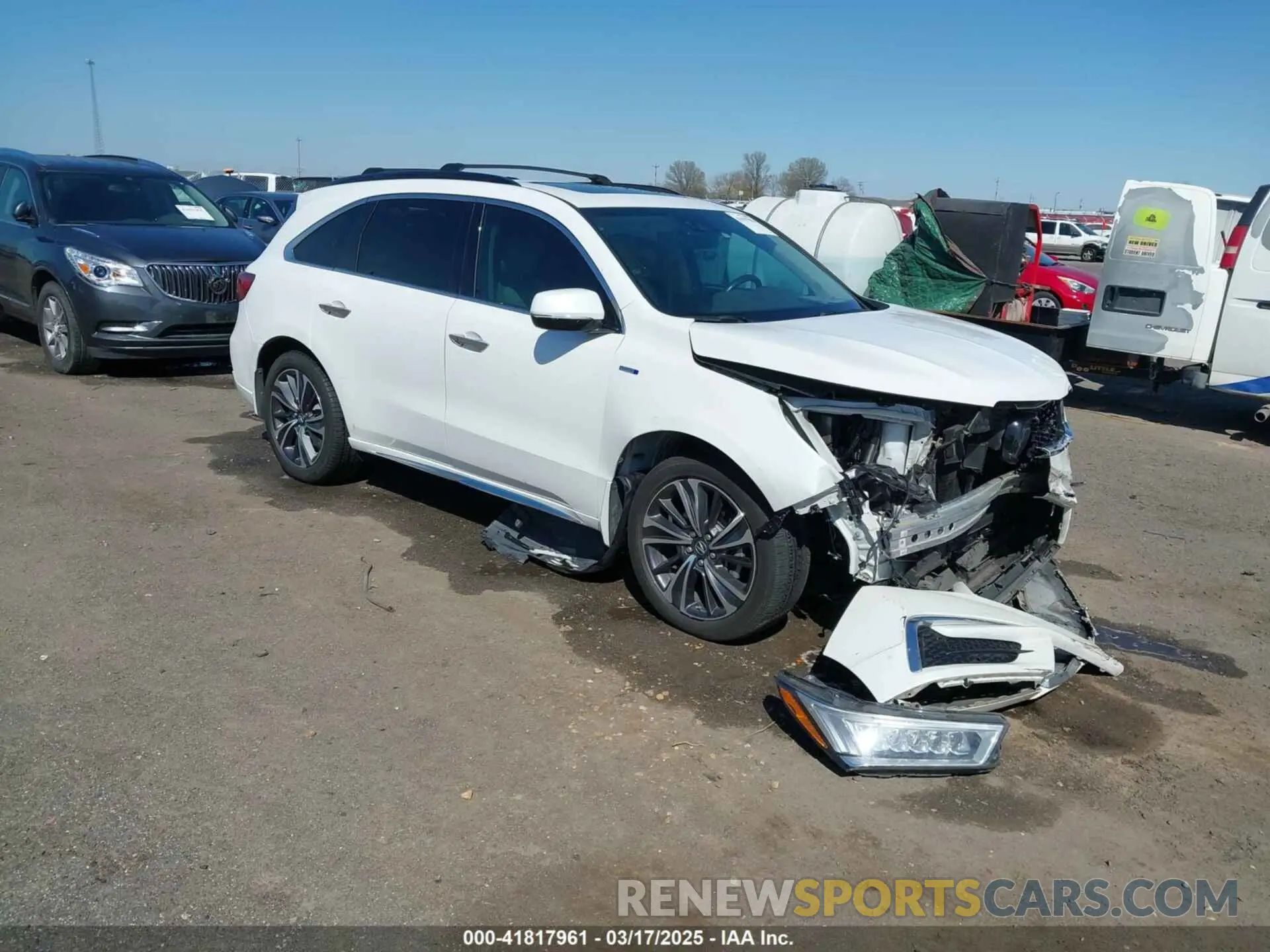 1 fotografías del automóvil dañado 5J8YD7H58LL000333 ACURA MDX SPORT HYBRID 2020