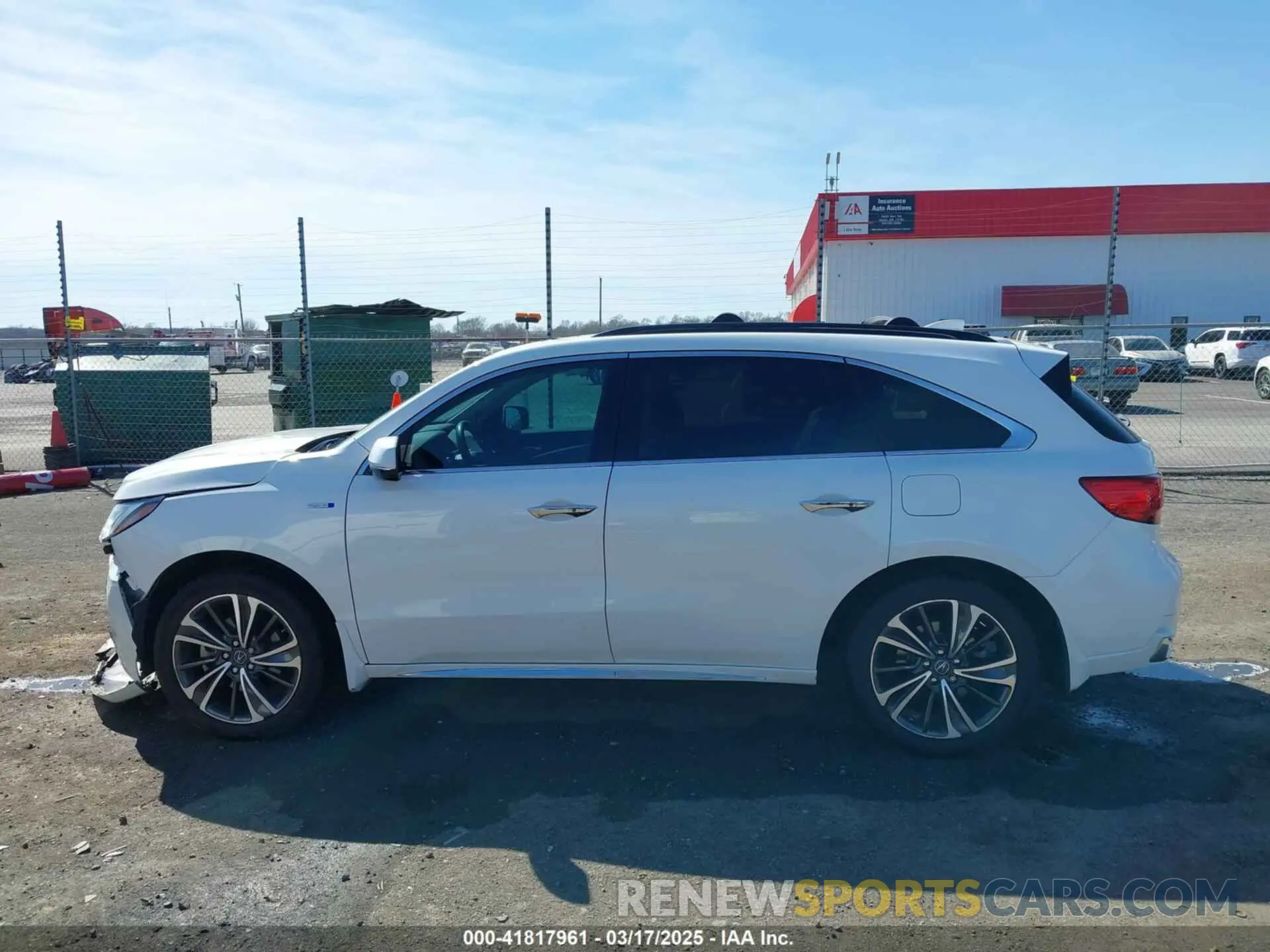 14 fotografías del automóvil dañado 5J8YD7H58LL000333 ACURA MDX SPORT HYBRID 2020