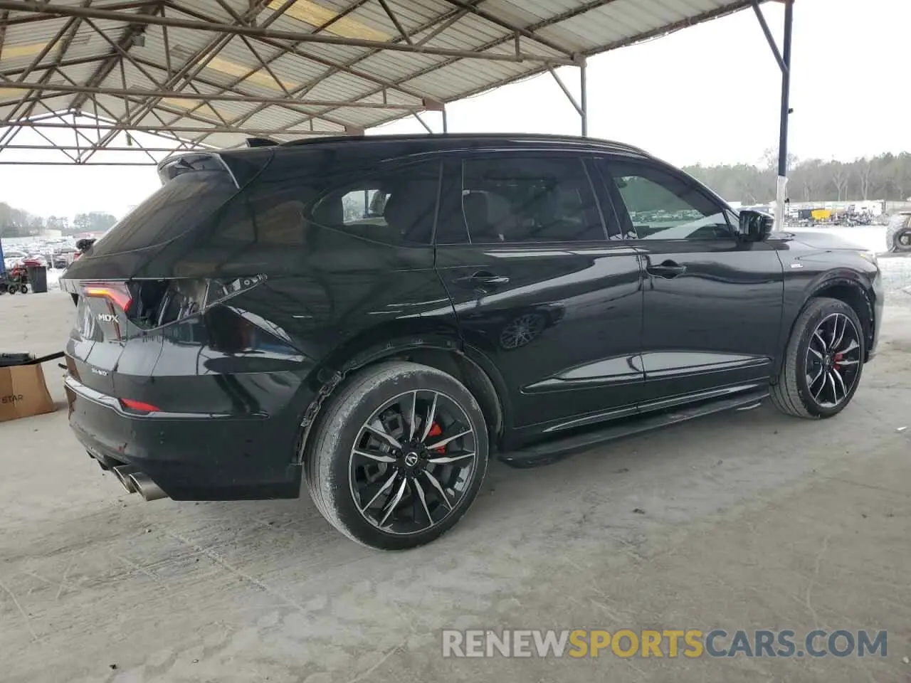 3 fotografías del automóvil dañado 5J8YD8H86NL003864 ACURA MDX TYPE S 2022