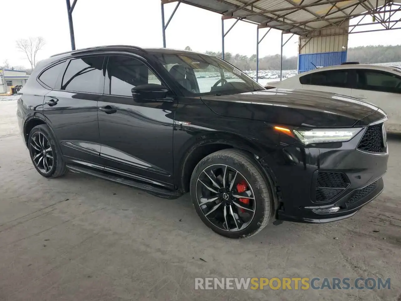4 fotografías del automóvil dañado 5J8YD8H86NL003864 ACURA MDX TYPE S 2022