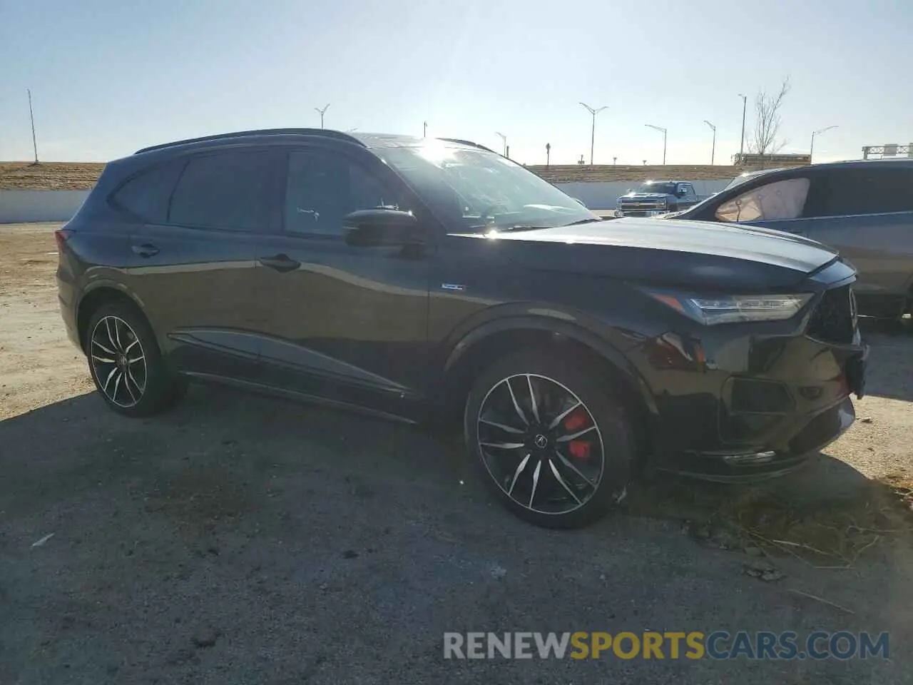 4 fotografías del automóvil dañado 5J8YD8H82PL001130 ACURA MDX TYPE S 2023