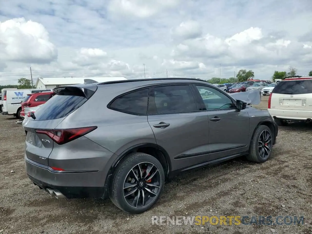 3 fotografías del automóvil dañado 5J8YD8H85PL001803 ACURA MDX TYPE S 2023