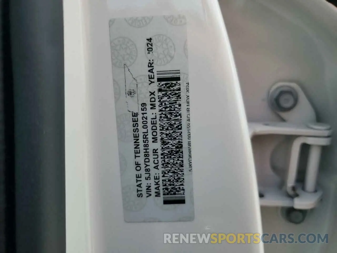 13 fotografías del automóvil dañado 5J8YD8H85RL002159 ACURA MDX TYPE S 2024