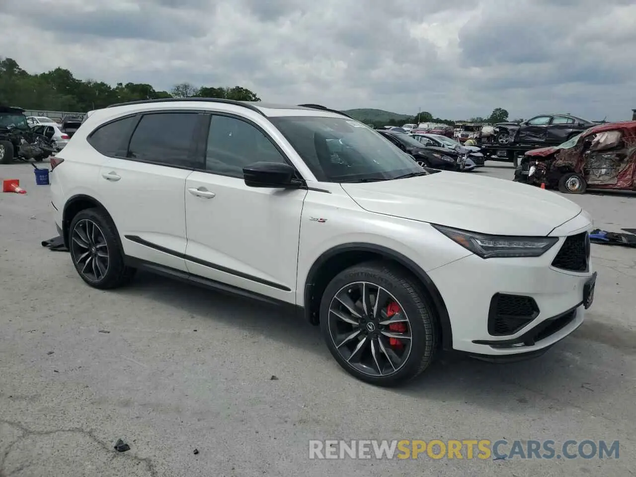 4 fotografías del automóvil dañado 5J8YD8H85RL002159 ACURA MDX TYPE S 2024