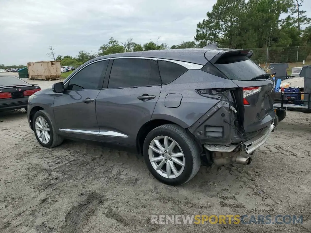 2 fotografías del automóvil dañado 5J8TC1H30KL014458 ACURA RDX 2019