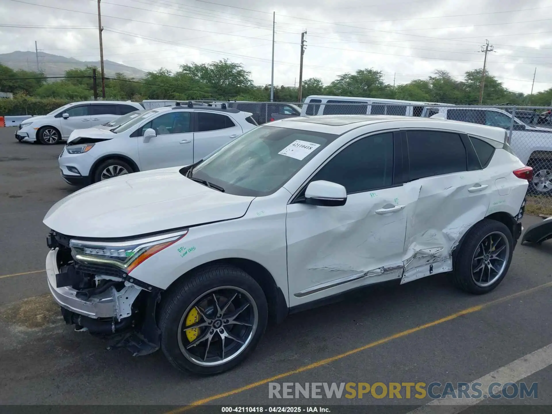 6 fotografías del automóvil dañado 5J8TC1H34KL013541 ACURA RDX 2019