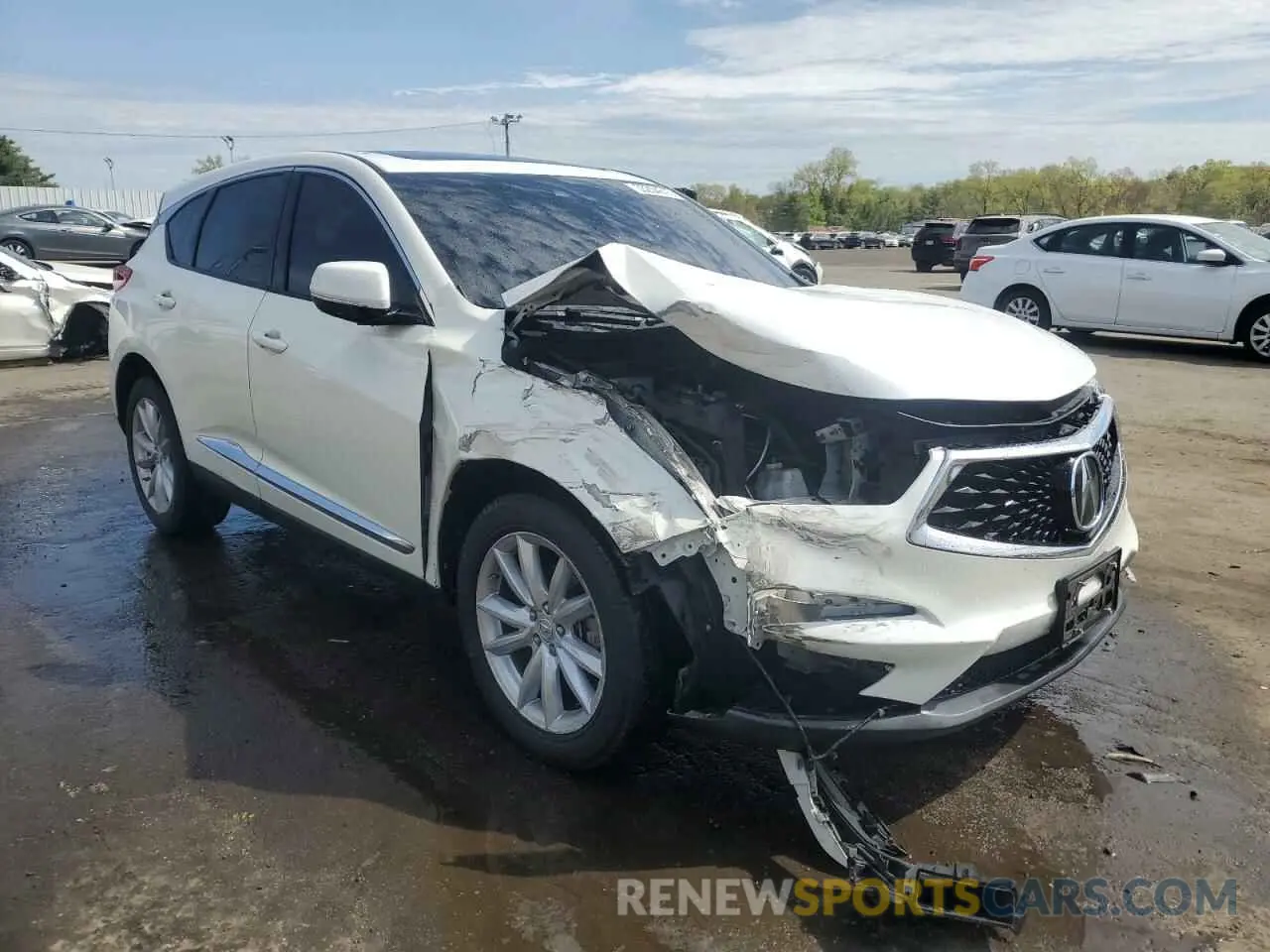 4 fotografías del automóvil dañado 5J8TC1H35KL006534 ACURA RDX 2019