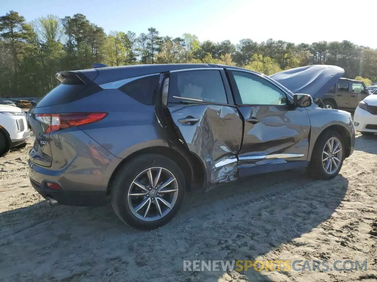 3 fotografías del automóvil dañado 5J8TC1H56KL005233 ACURA RDX 2019