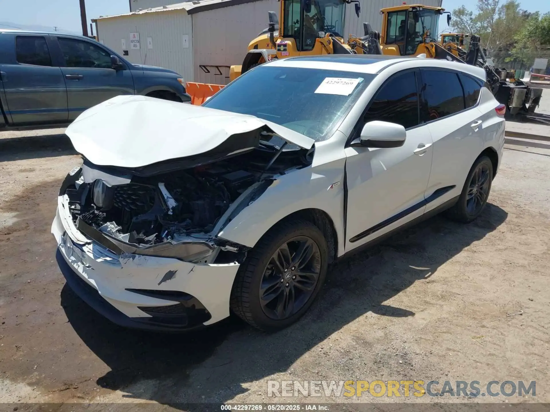 2 fotografías del automóvil dañado 5J8TC1H64KL000301 ACURA RDX 2019
