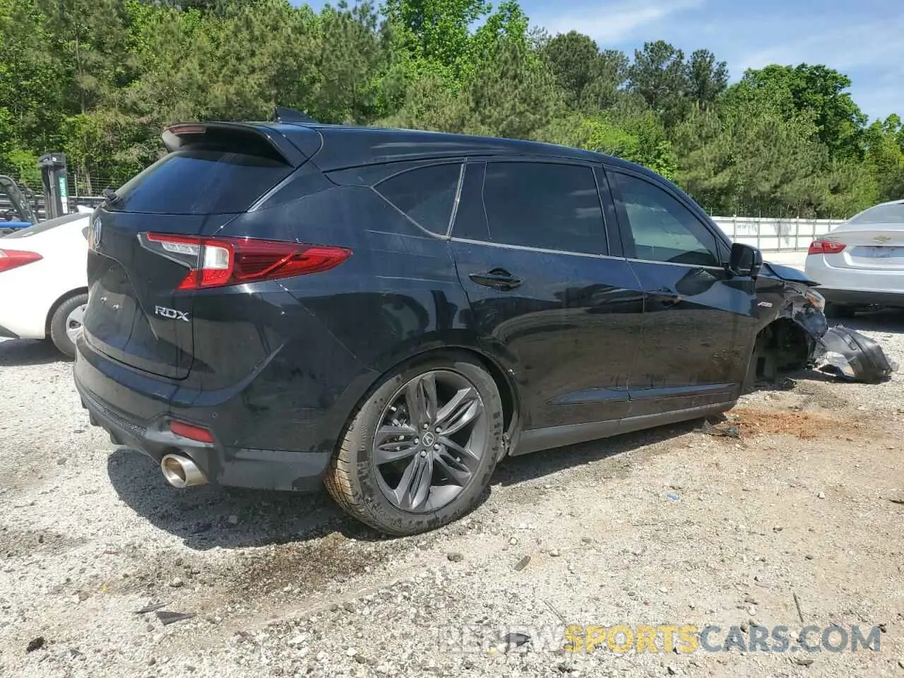 3 fotografías del automóvil dañado 5J8TC1H67KL017934 ACURA RDX 2019