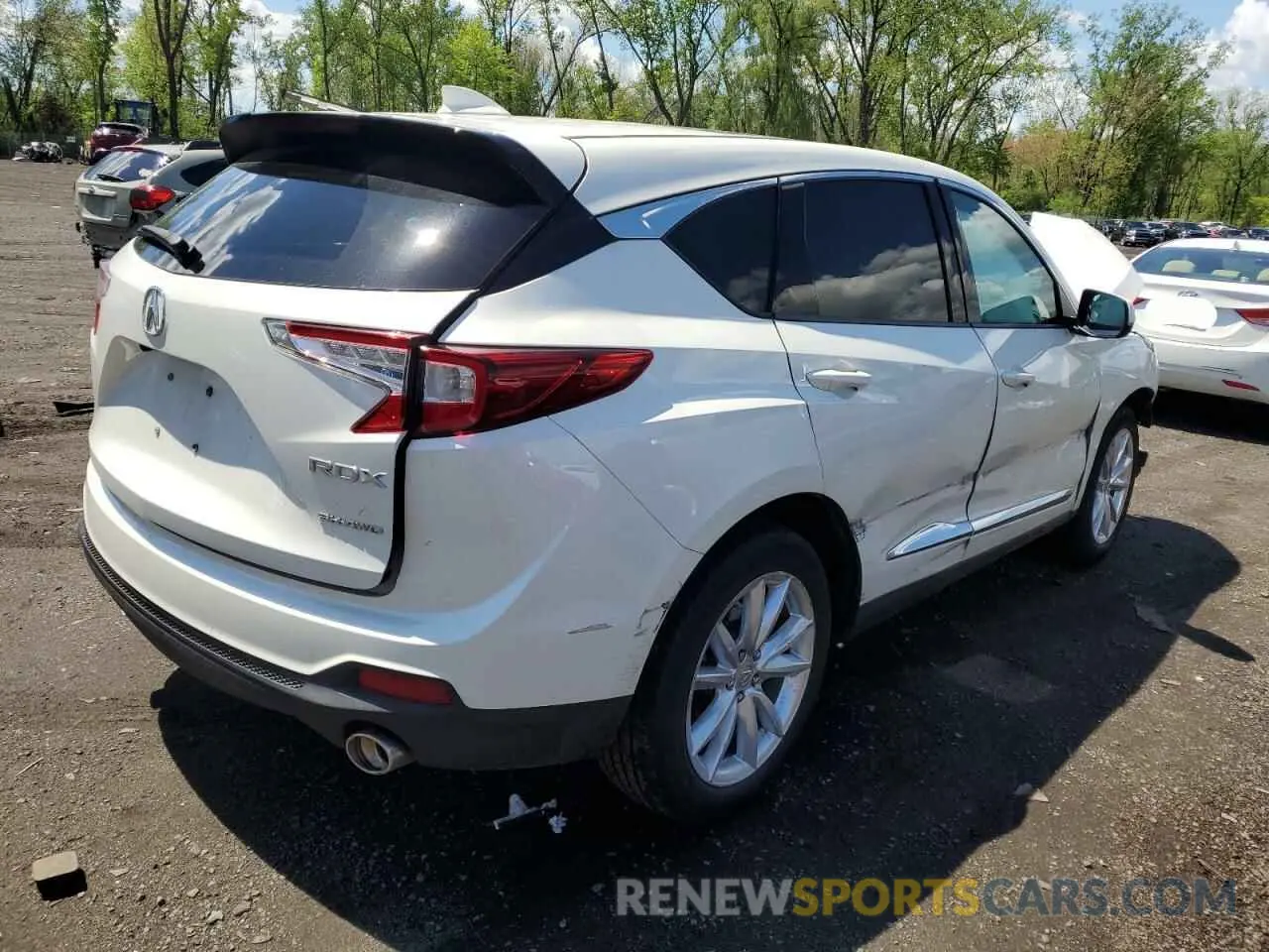 3 fotografías del automóvil dañado 5J8TC2H31KL028875 ACURA RDX 2019
