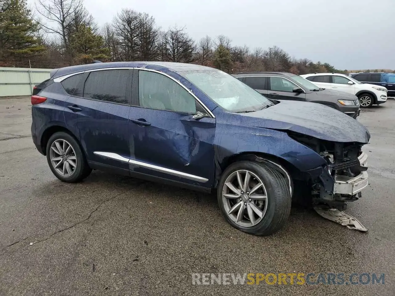 4 fotografías del automóvil dañado 5J8TC2H56KL018859 ACURA RDX 2019