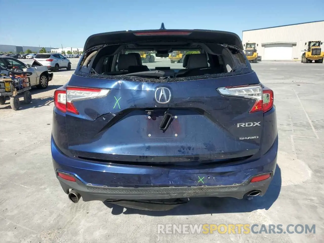 6 fotografías del automóvil dañado 5J8TC2H58KL011136 ACURA RDX 2019