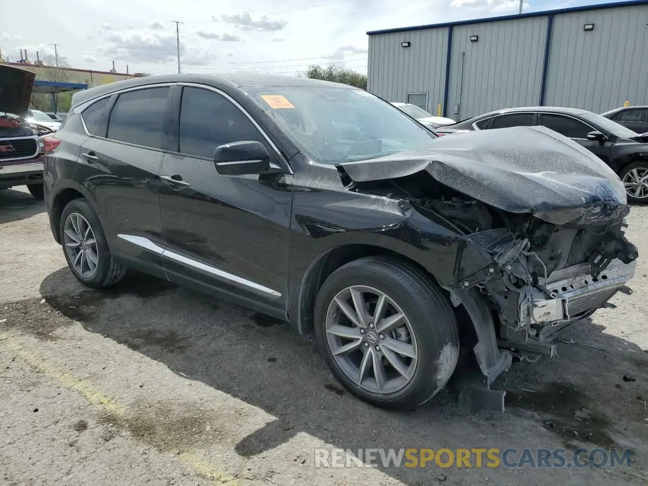 4 fotografías del automóvil dañado 5J8TC2H5XKL010747 ACURA RDX 2019